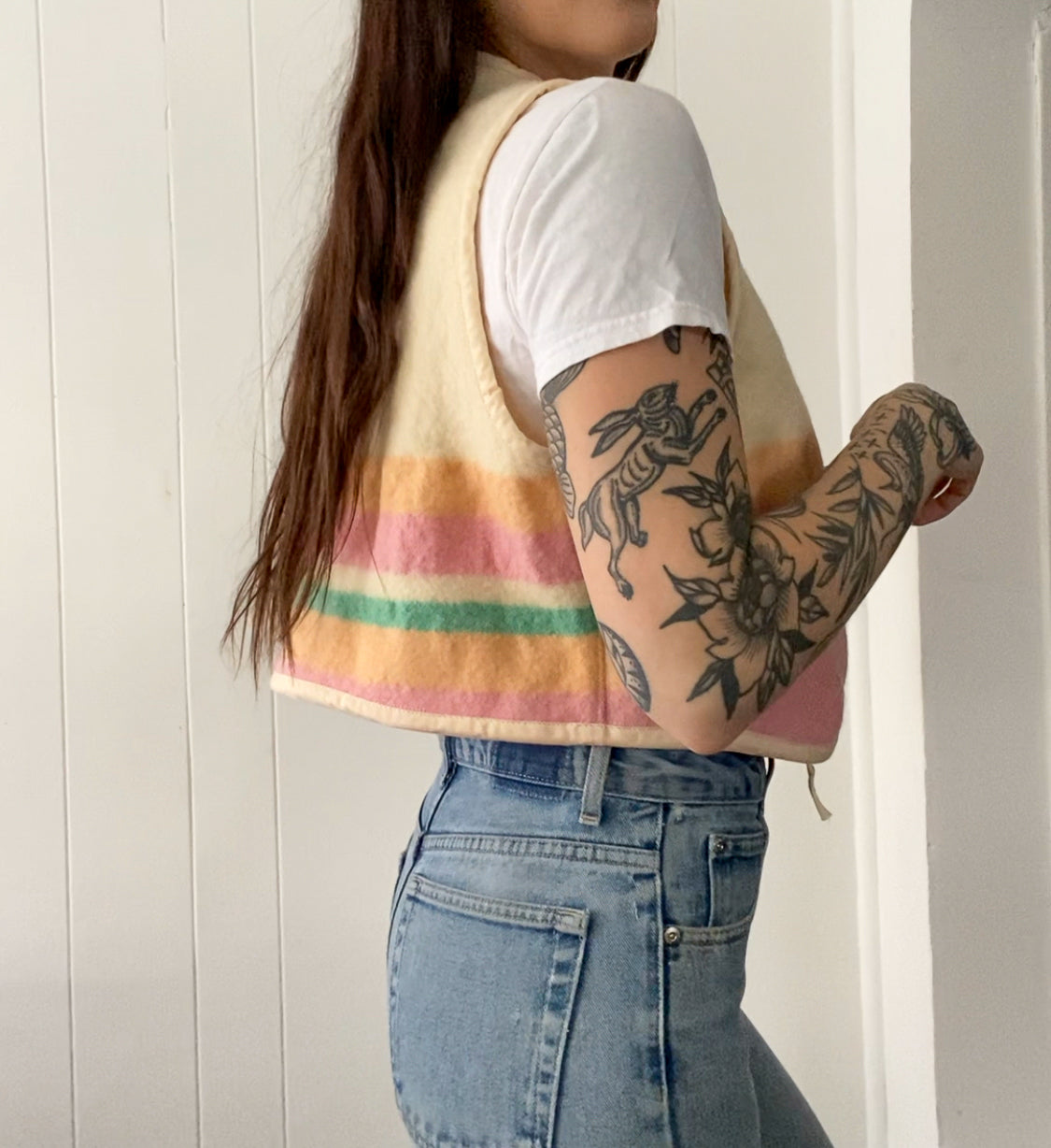 Upcycled Vintage Wool Vest