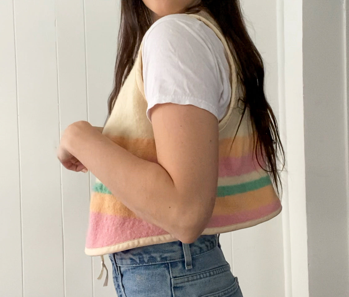 Upcycled Vintage Wool Vest