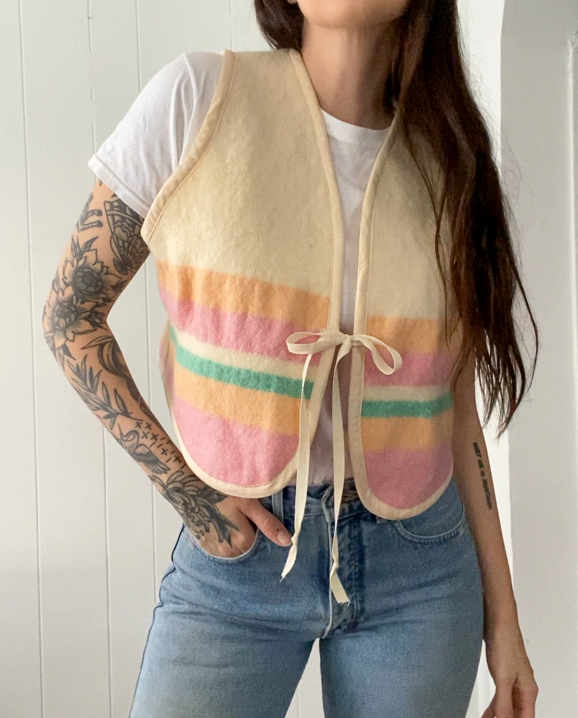 Upcycled Vintage Wool Vest