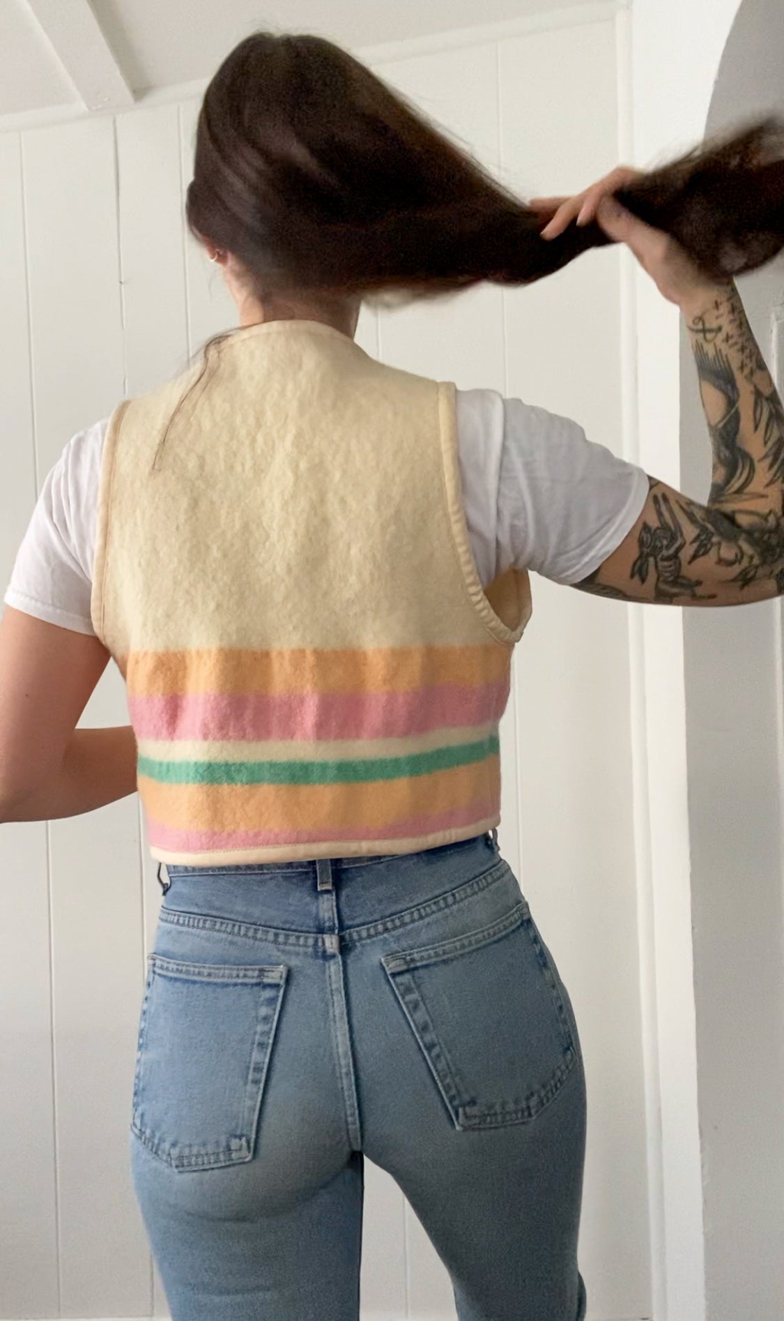 Upcycled Vintage Wool Vest