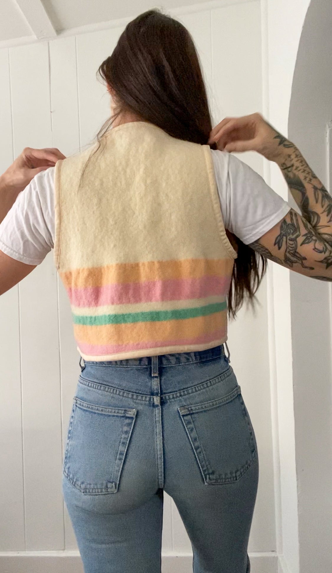 Upcycled Vintage Wool Vest