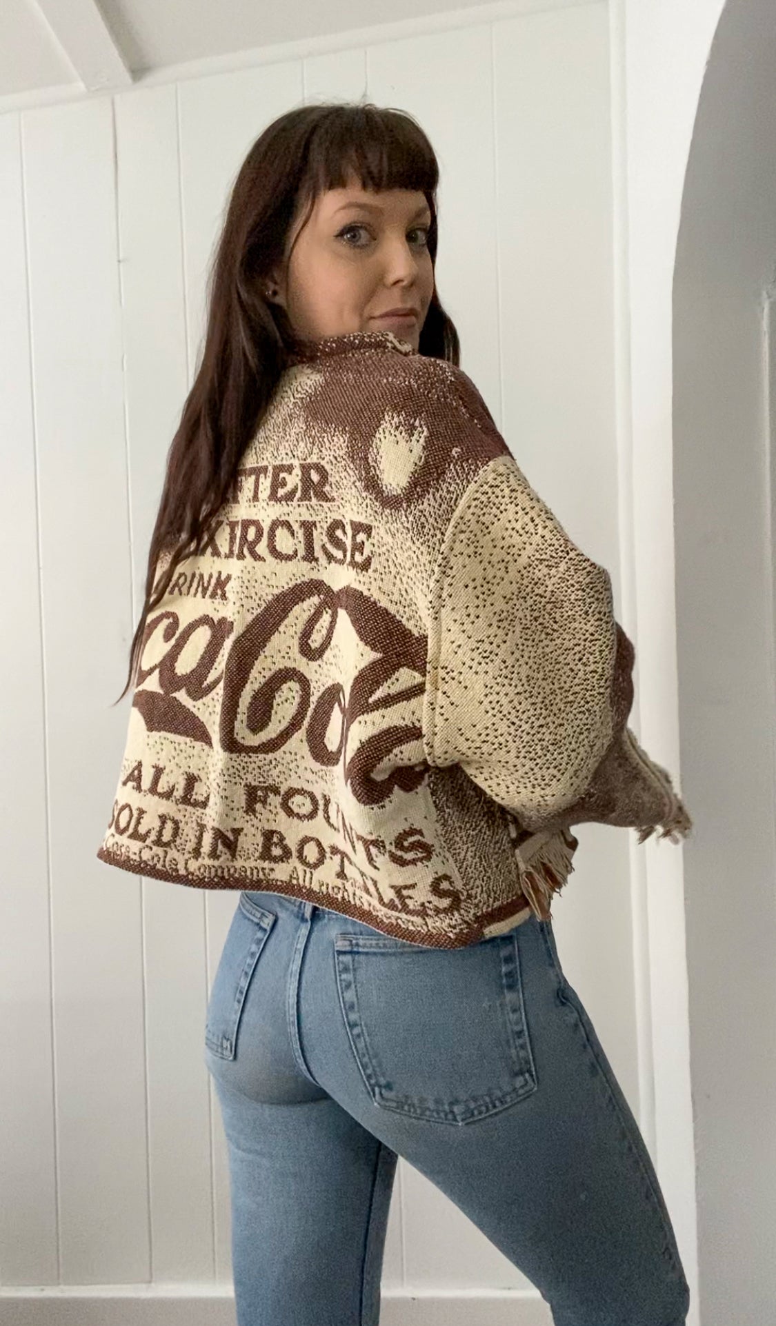 Upcycled Coca-Cola Tapestry Jacket