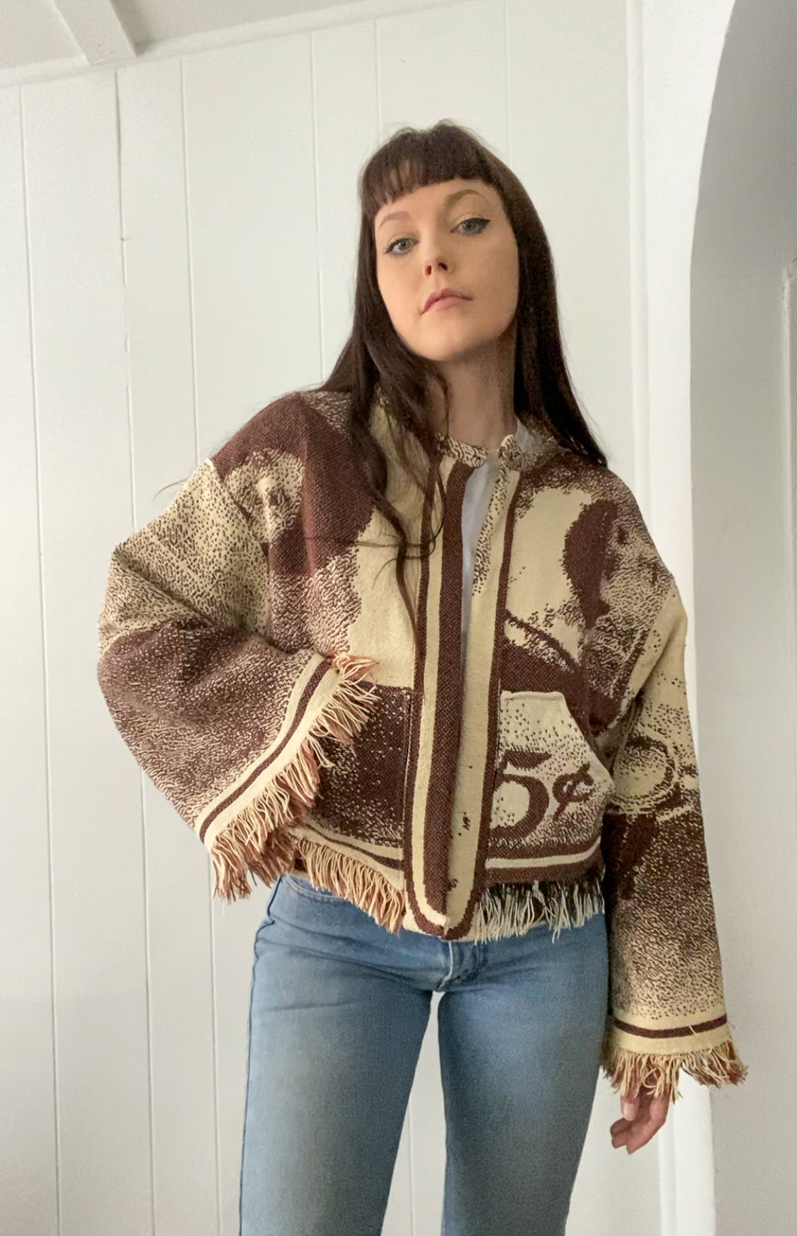Upcycled Coca-Cola Tapestry Jacket