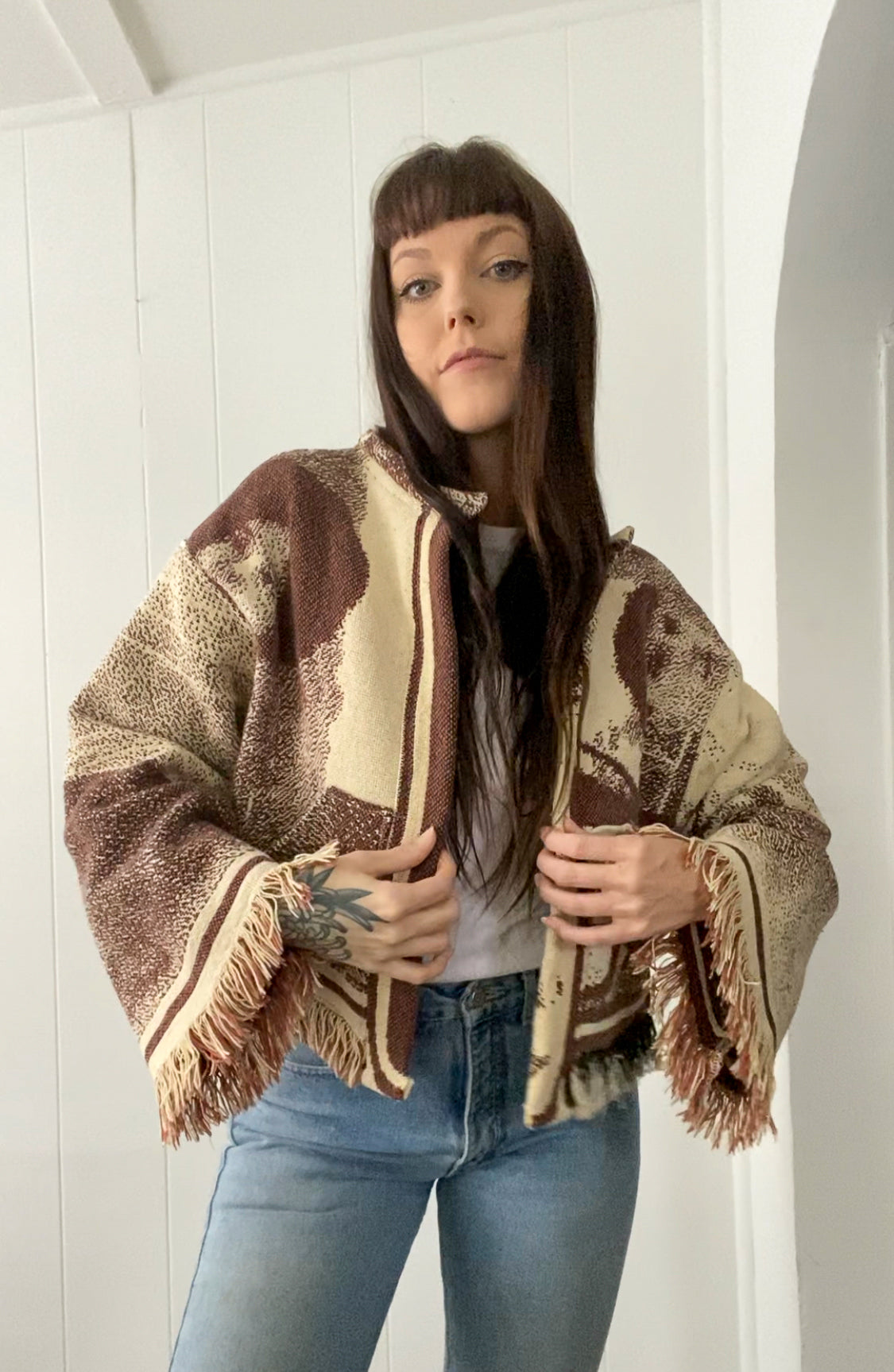 Upcycled Coca-Cola Tapestry Jacket