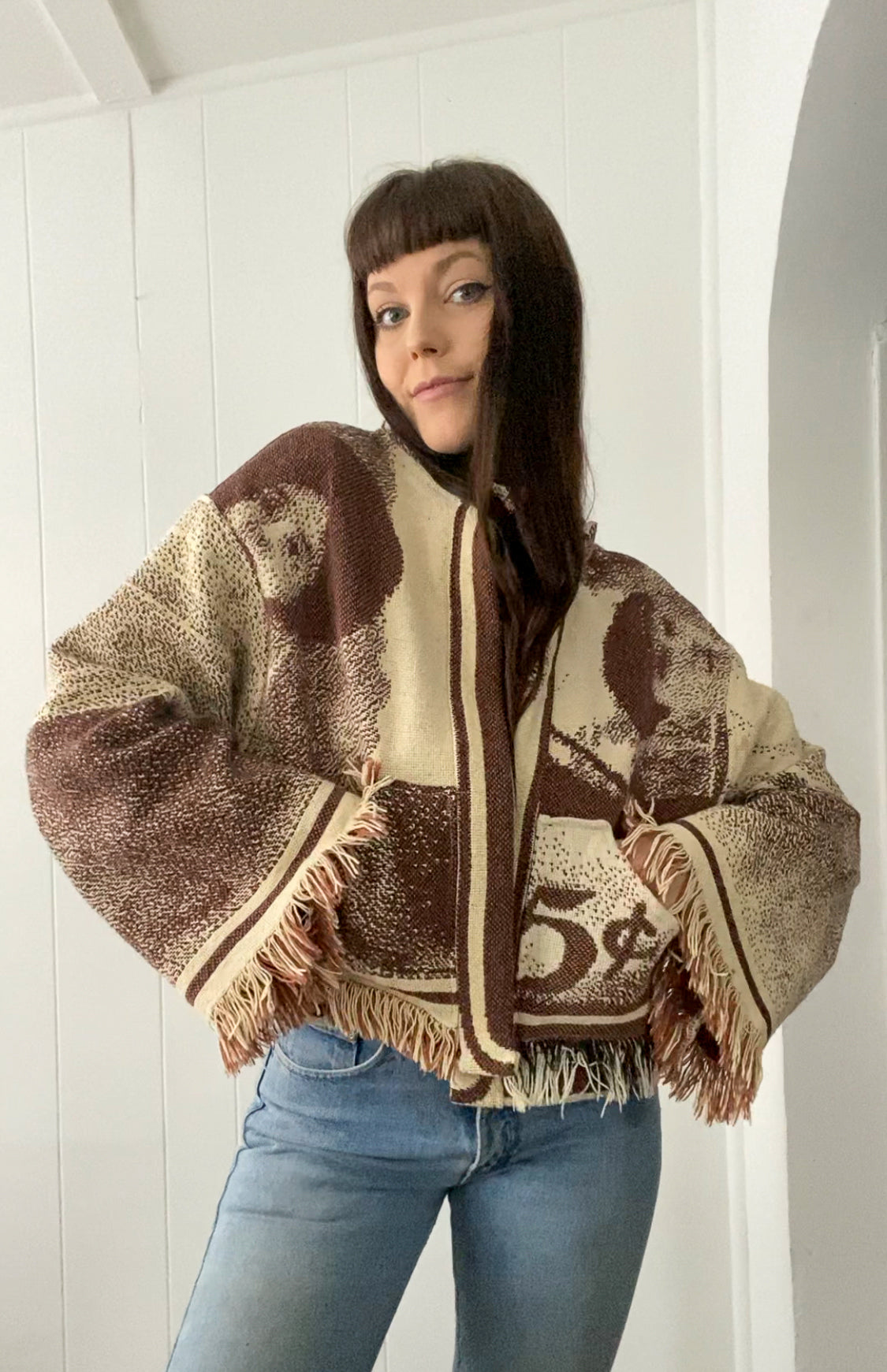 Upcycled Coca-Cola Tapestry Jacket