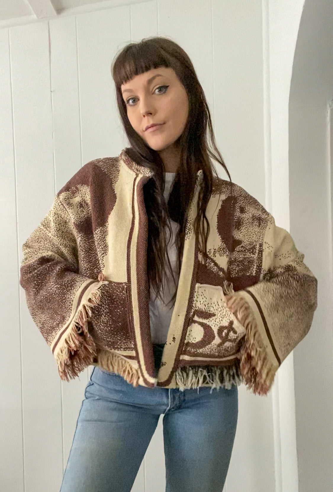 Upcycled Coca-Cola Tapestry Jacket