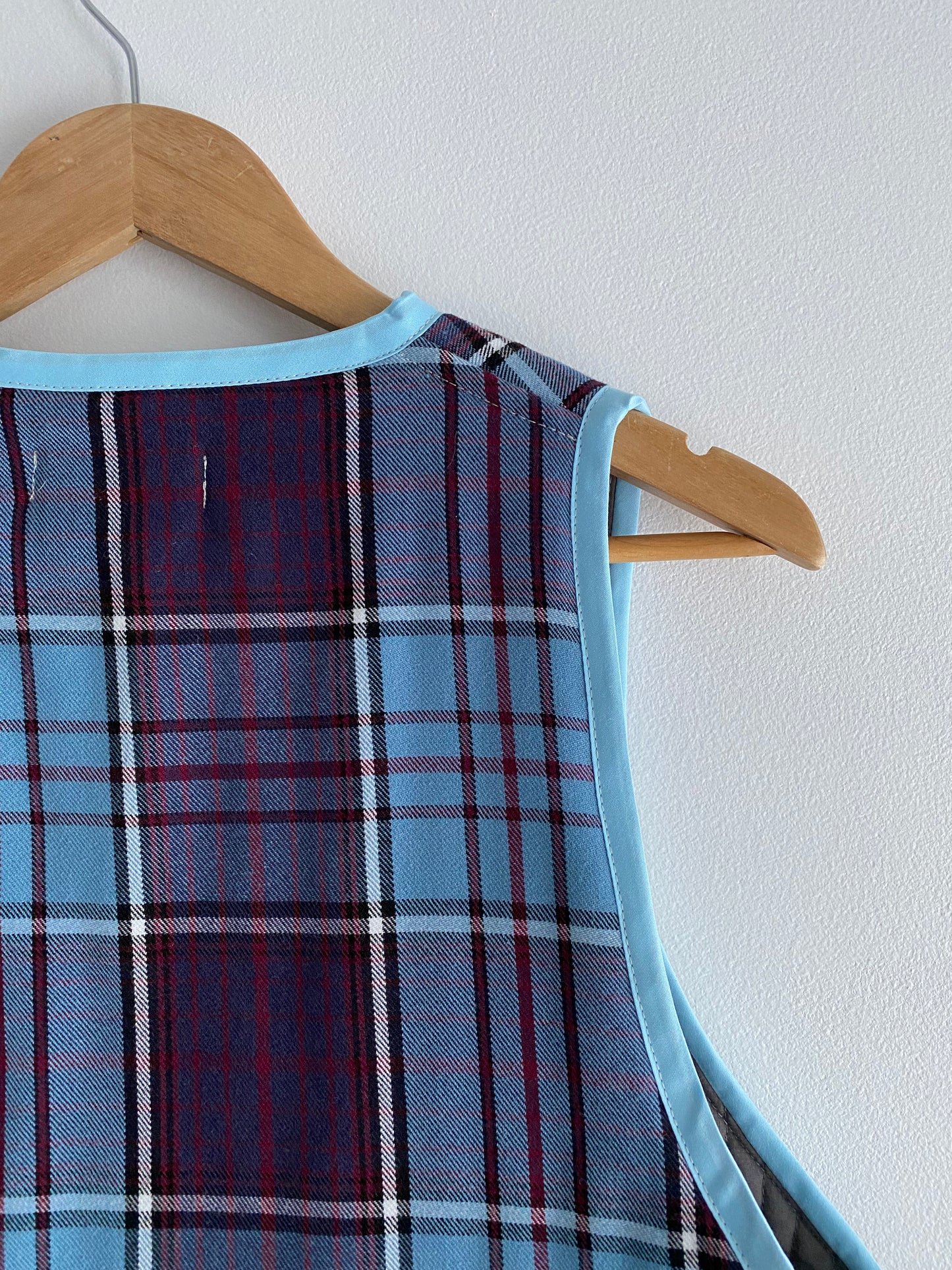 Upcycled Tie-Front Vest
