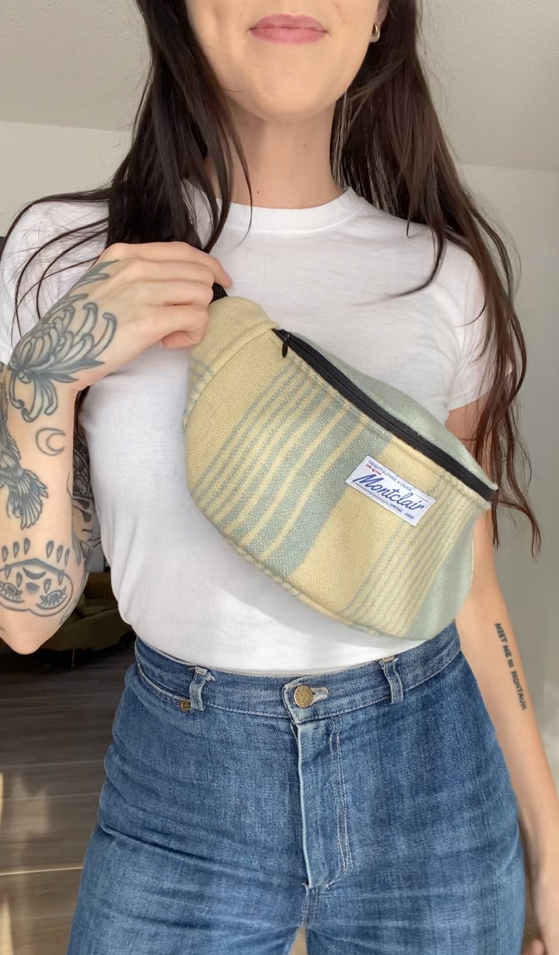 Upcycled Wool Fanny Pack