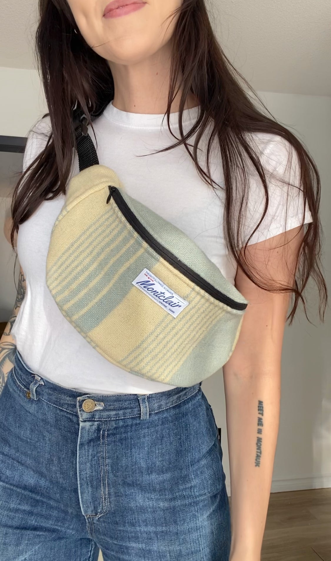 Upcycled Wool Fanny Pack
