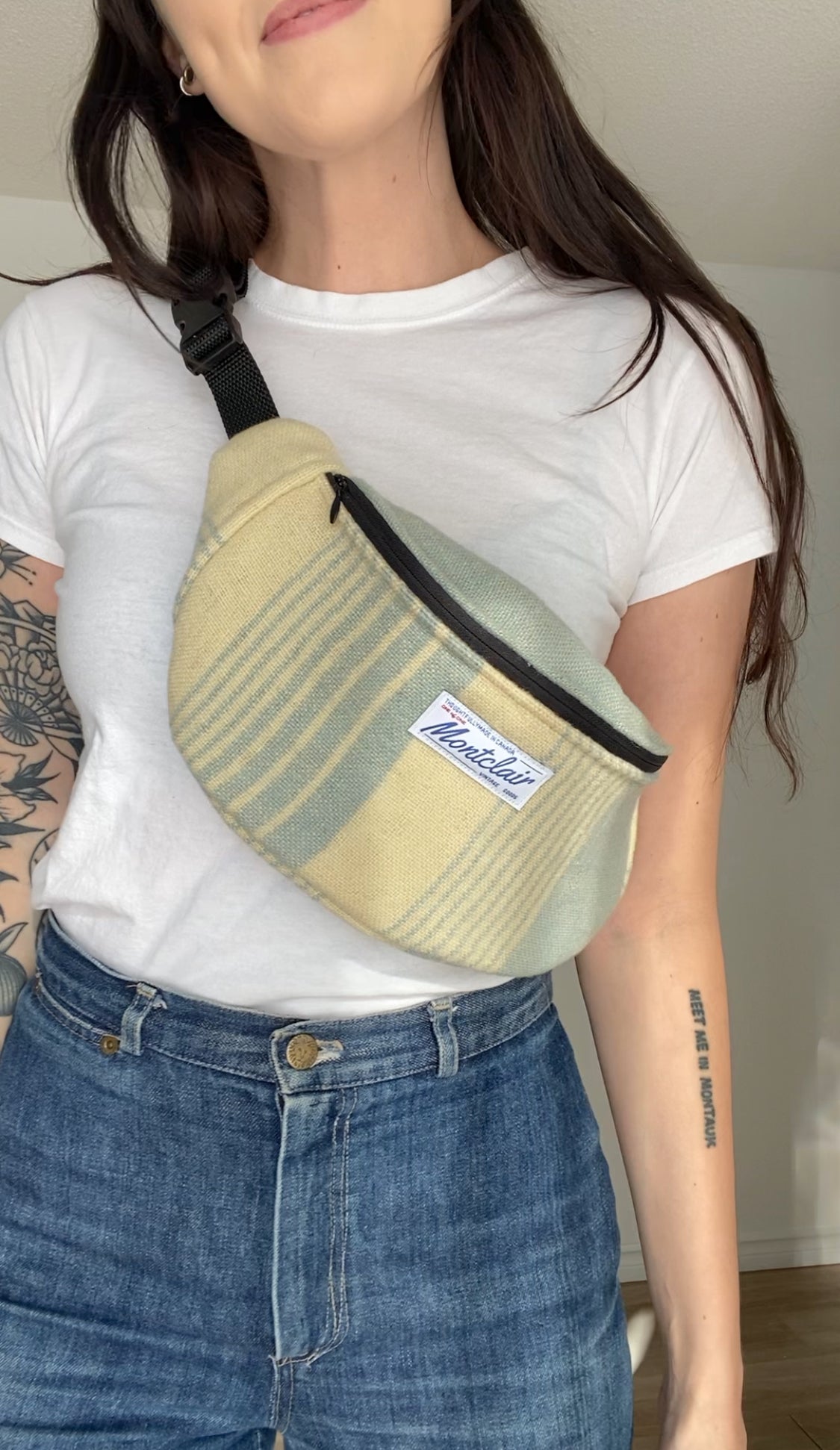 Upcycled Wool Fanny Pack