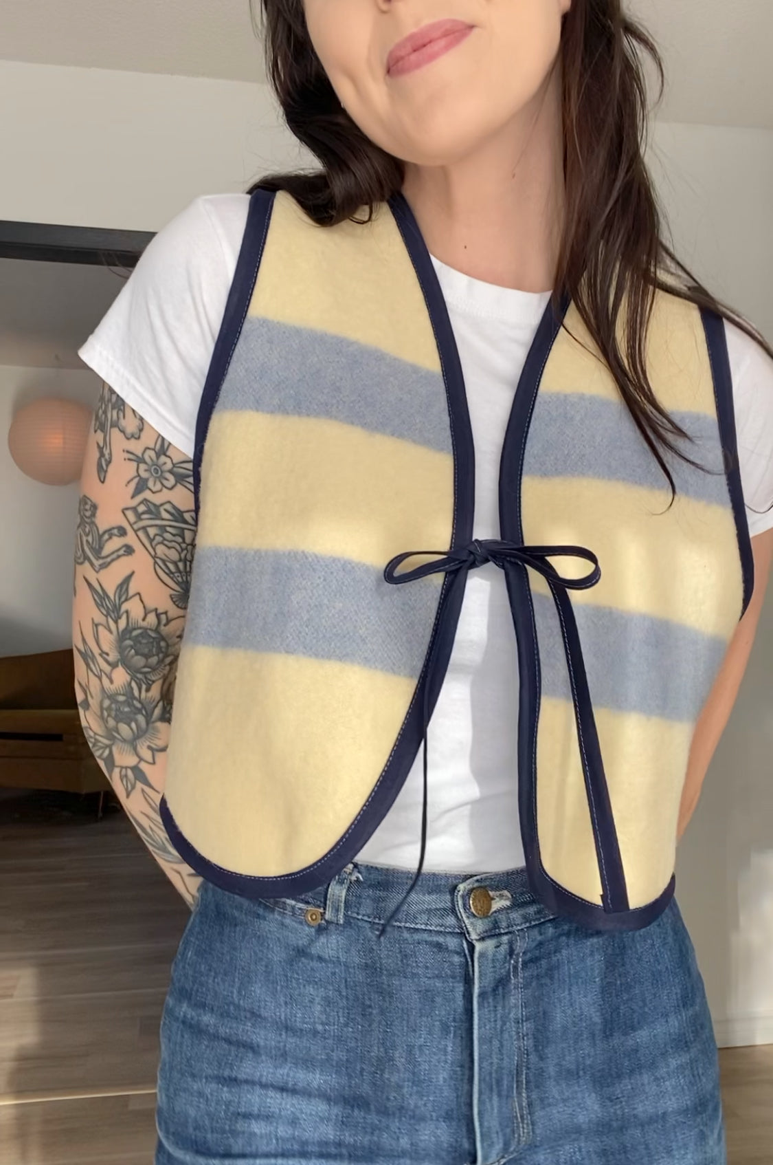 Upcycled Vintage Wool Vest