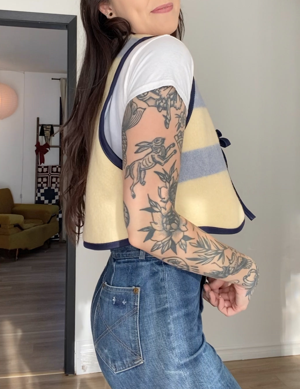 Upcycled Vintage Wool Vest