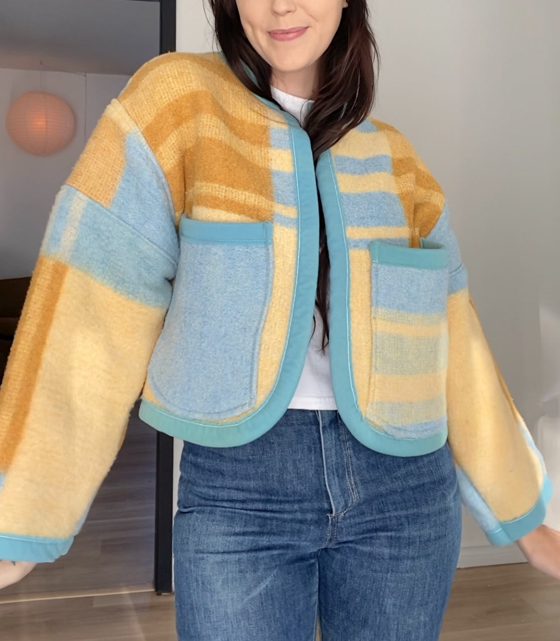 Upcycled Vintage Blanket Coat