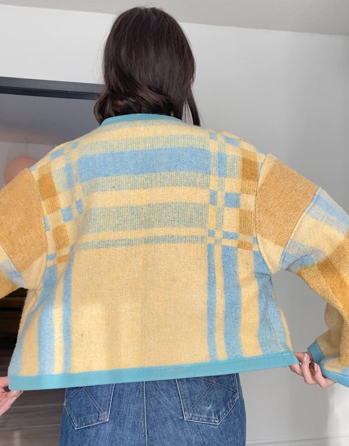 Upcycled Vintage Blanket Coat