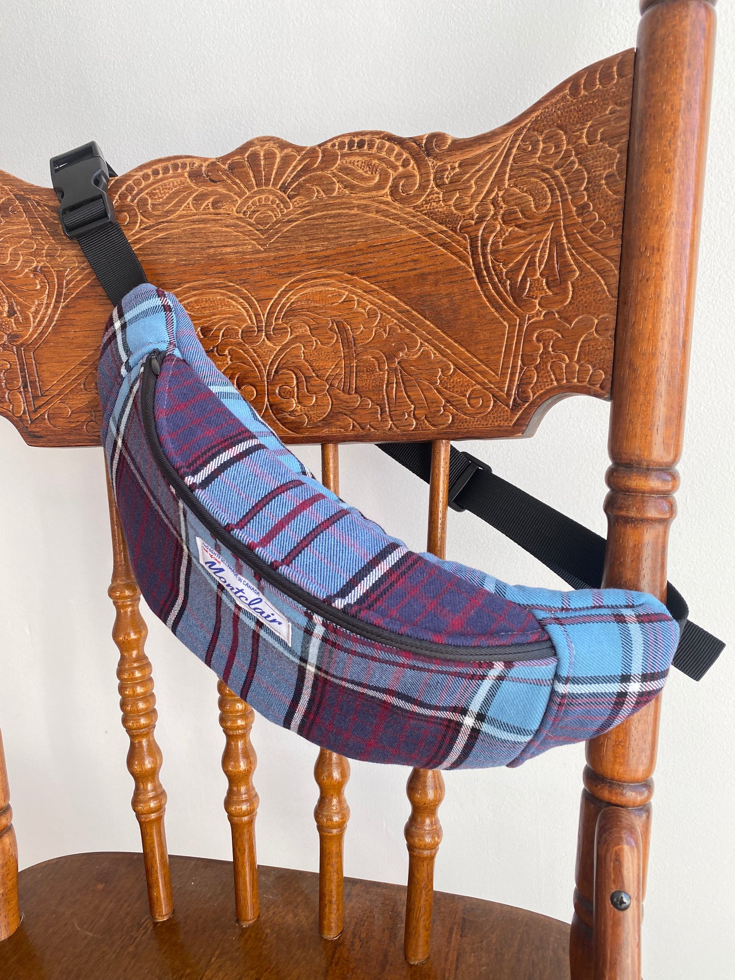 Upcycled Plaid Fanny Pack