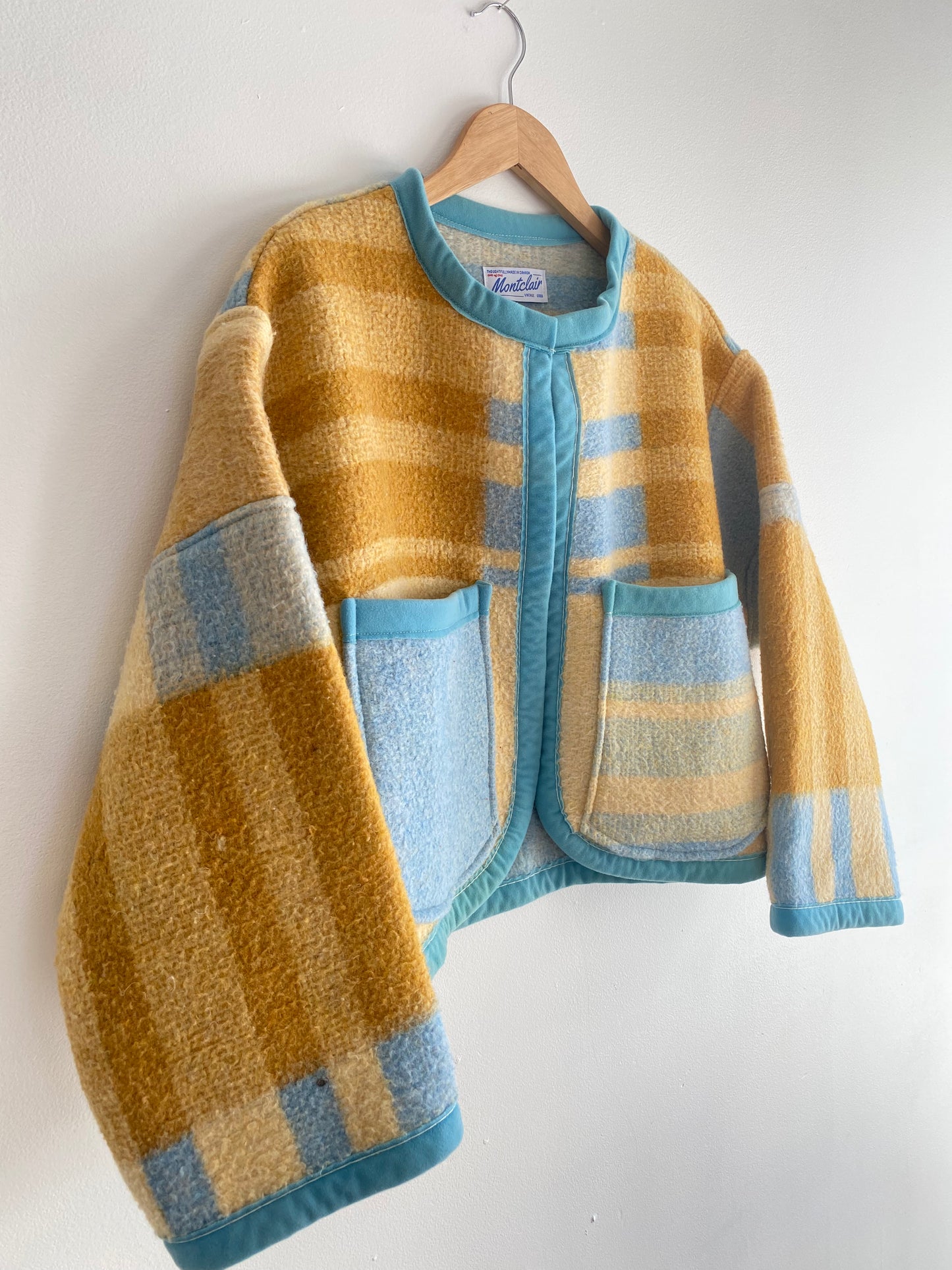 Upcycled Vintage Blanket Coat