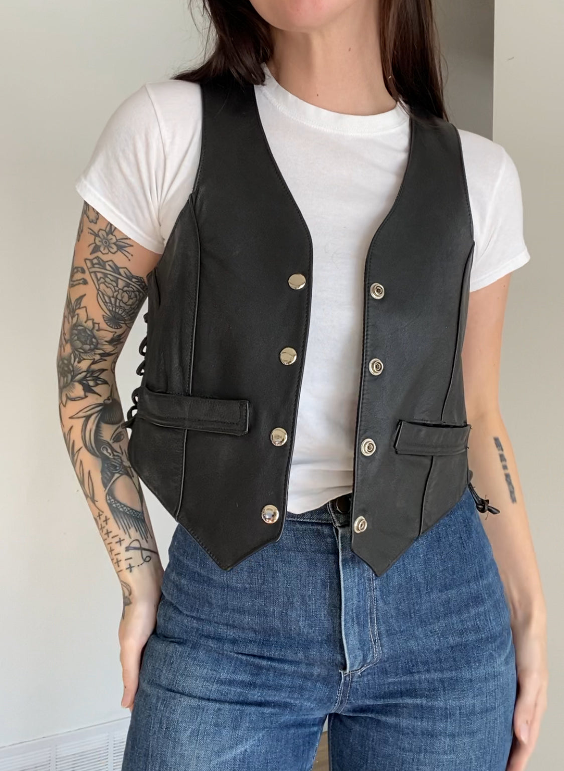 Vintage Leather Vest