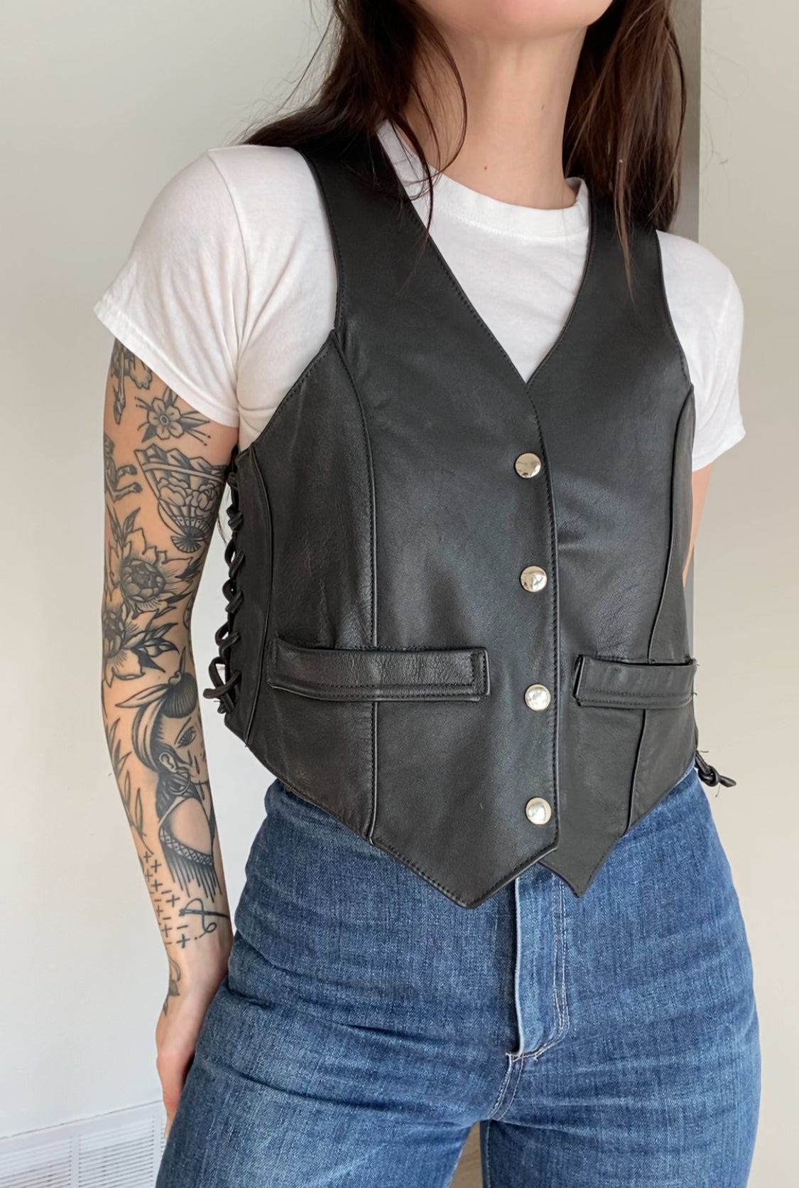 Vintage Leather Vest