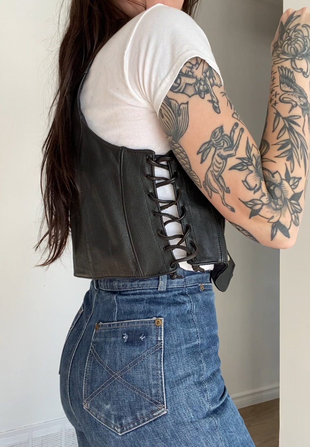 Vintage Leather Vest