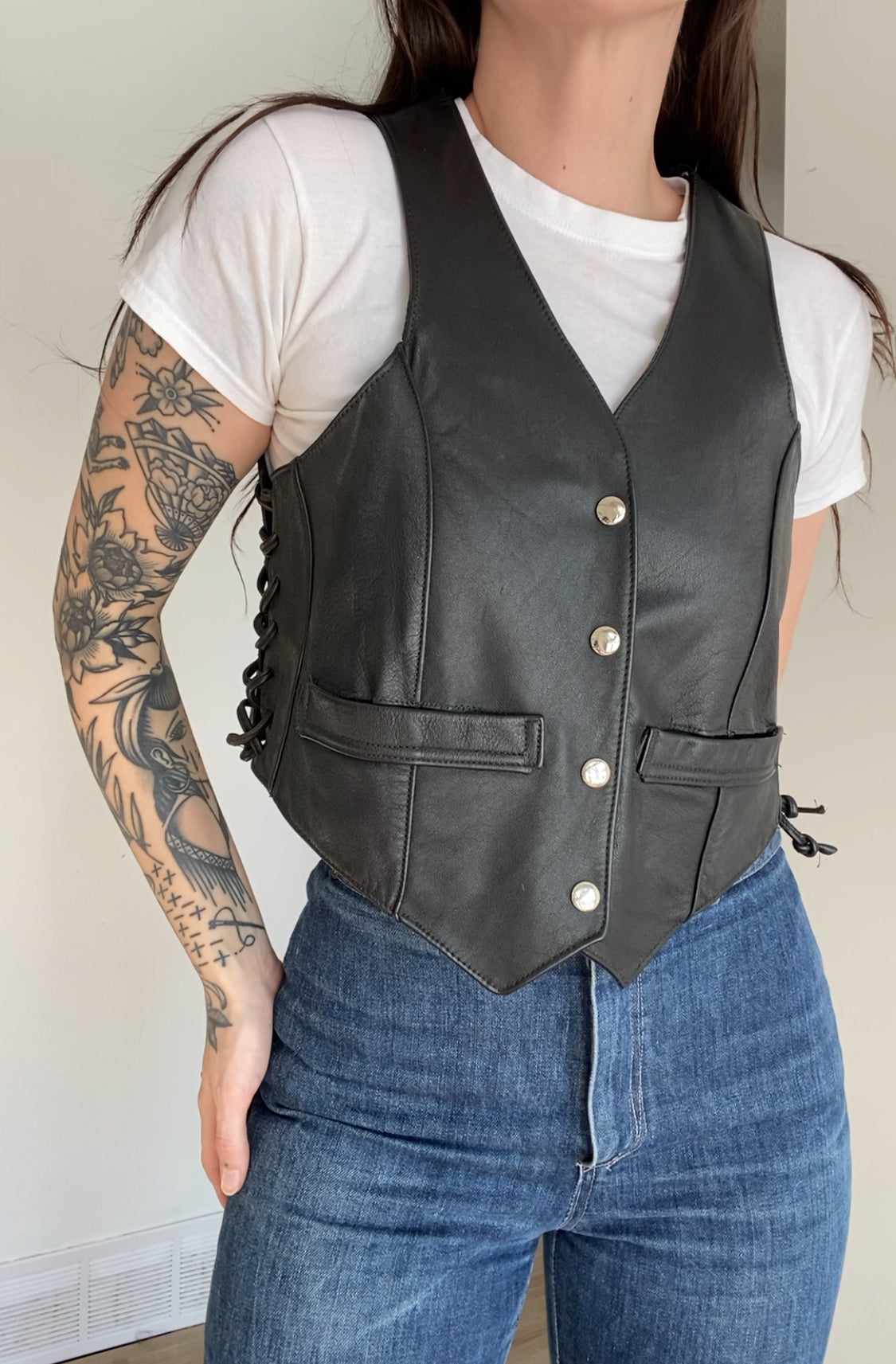 Vintage Leather Vest