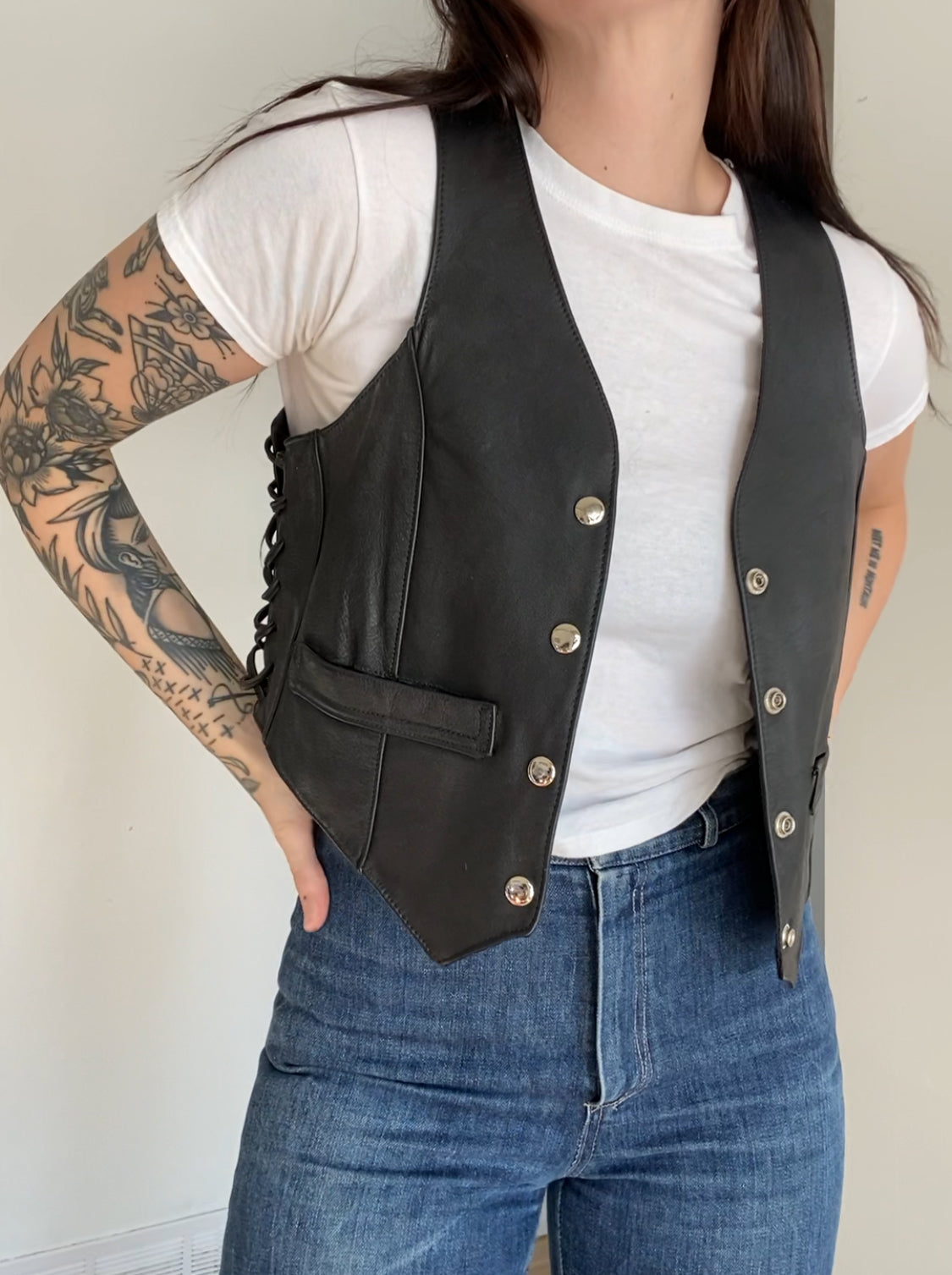 Vintage Leather Vest