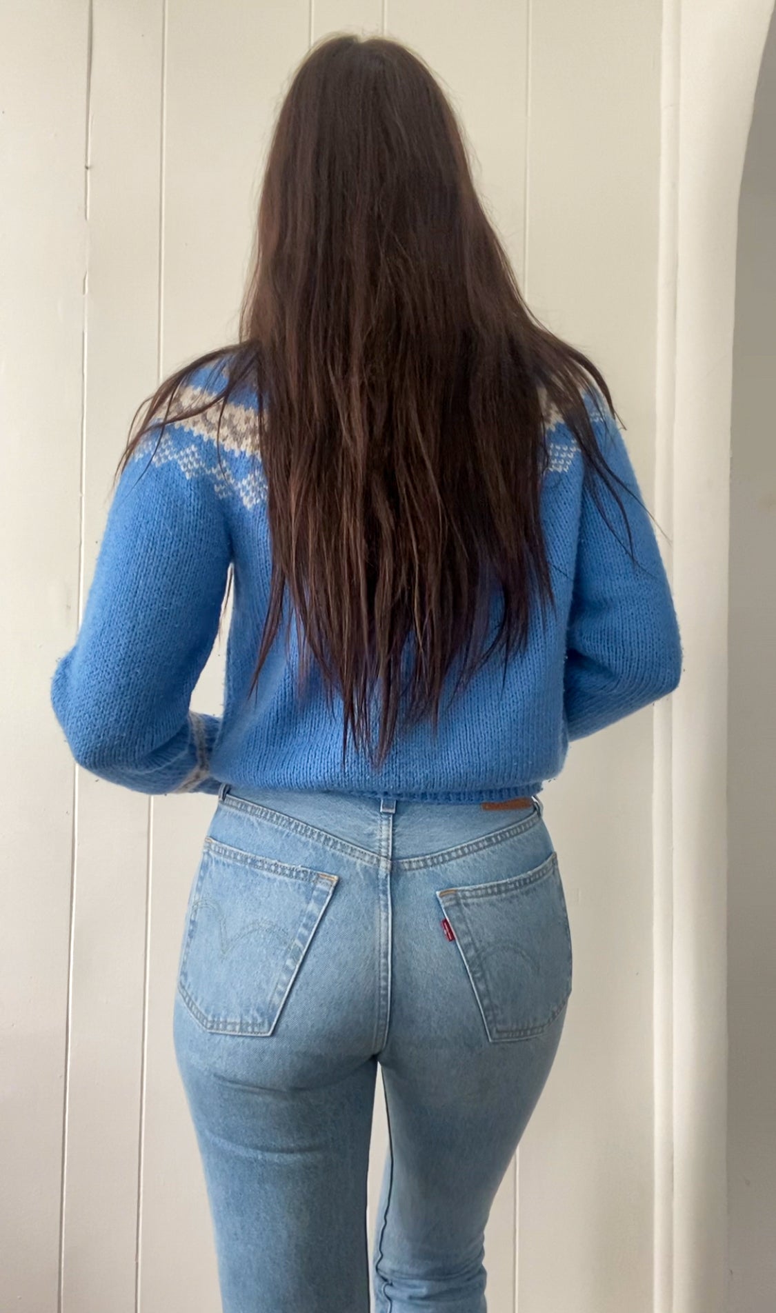 Vintage Hand Knit Nordic Jumper