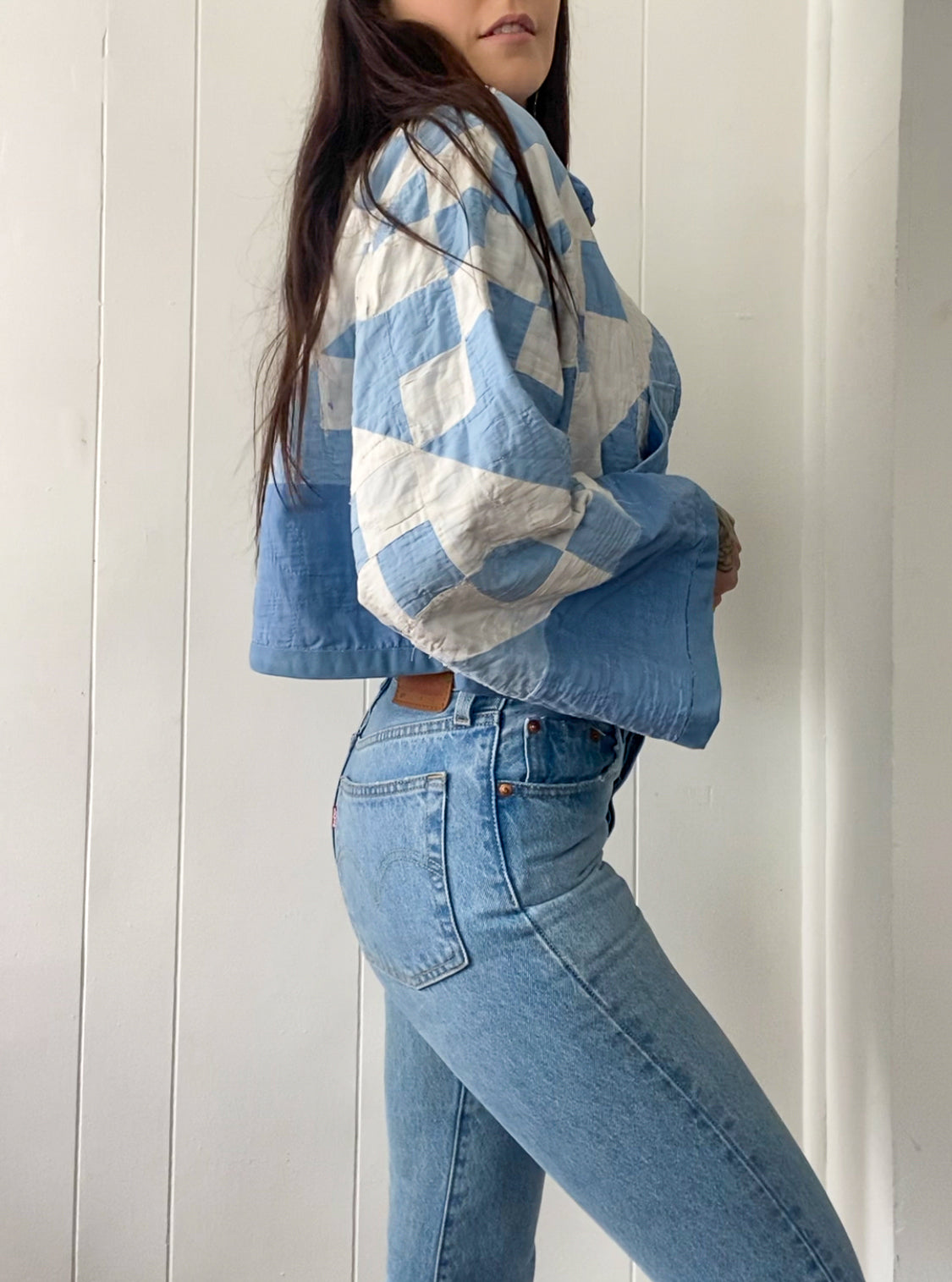 Upcycled Antique Quilt Jacket *IMPERFECT*