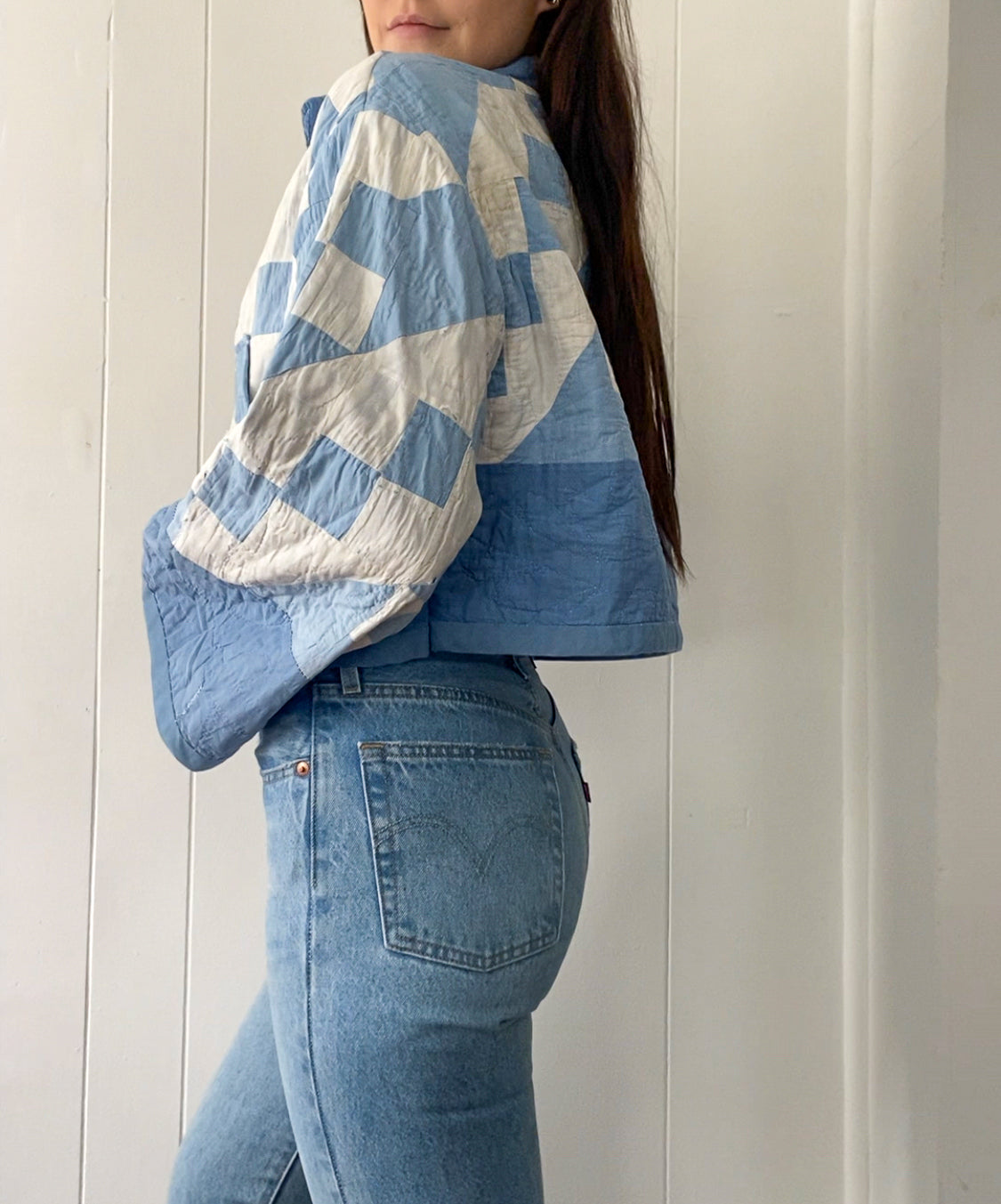 Upcycled Antique Quilt Jacket *IMPERFECT*