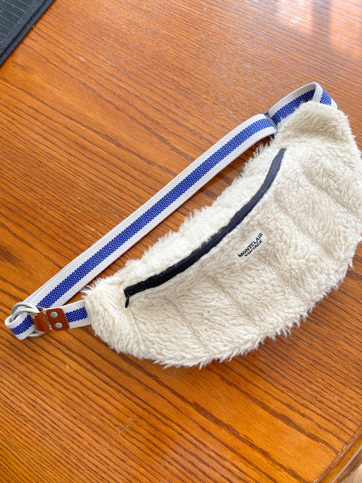 Upcycled Fuzzy Fanny Pack