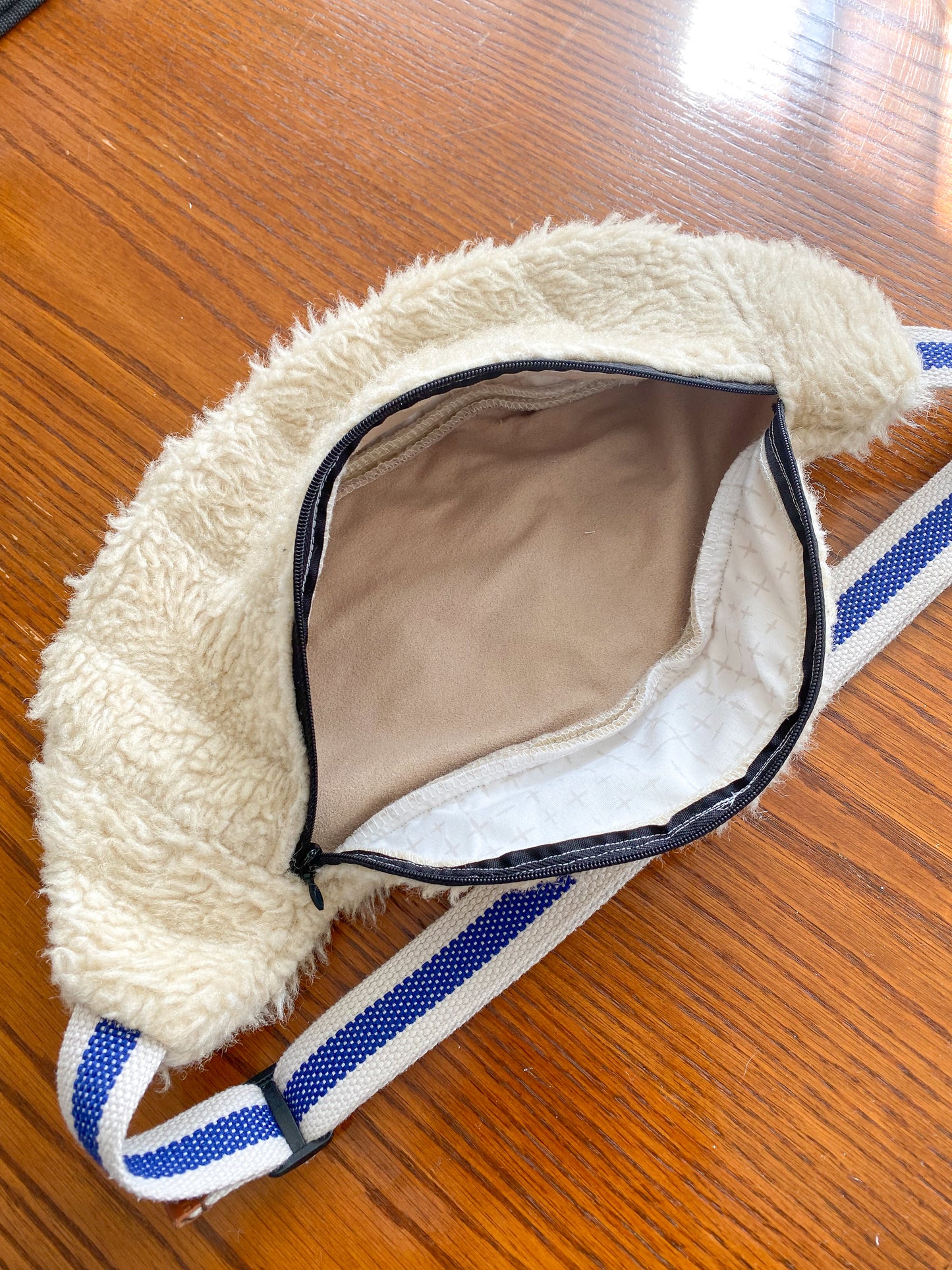 Upcycled Fuzzy Fanny Pack