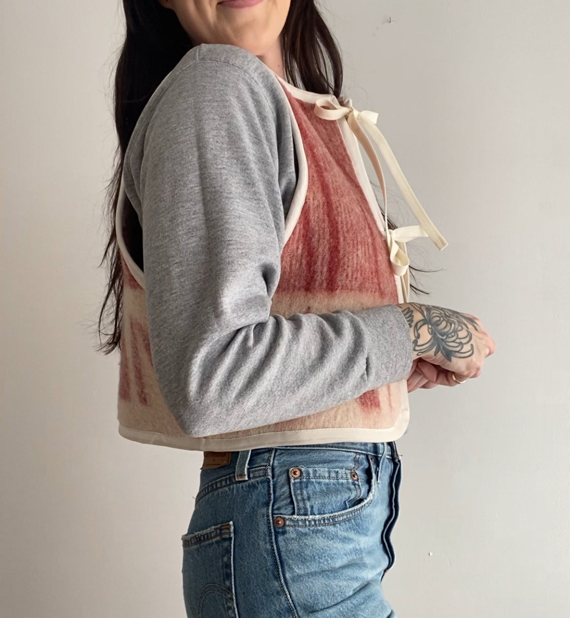 Upcycled Vintage Wool Vest