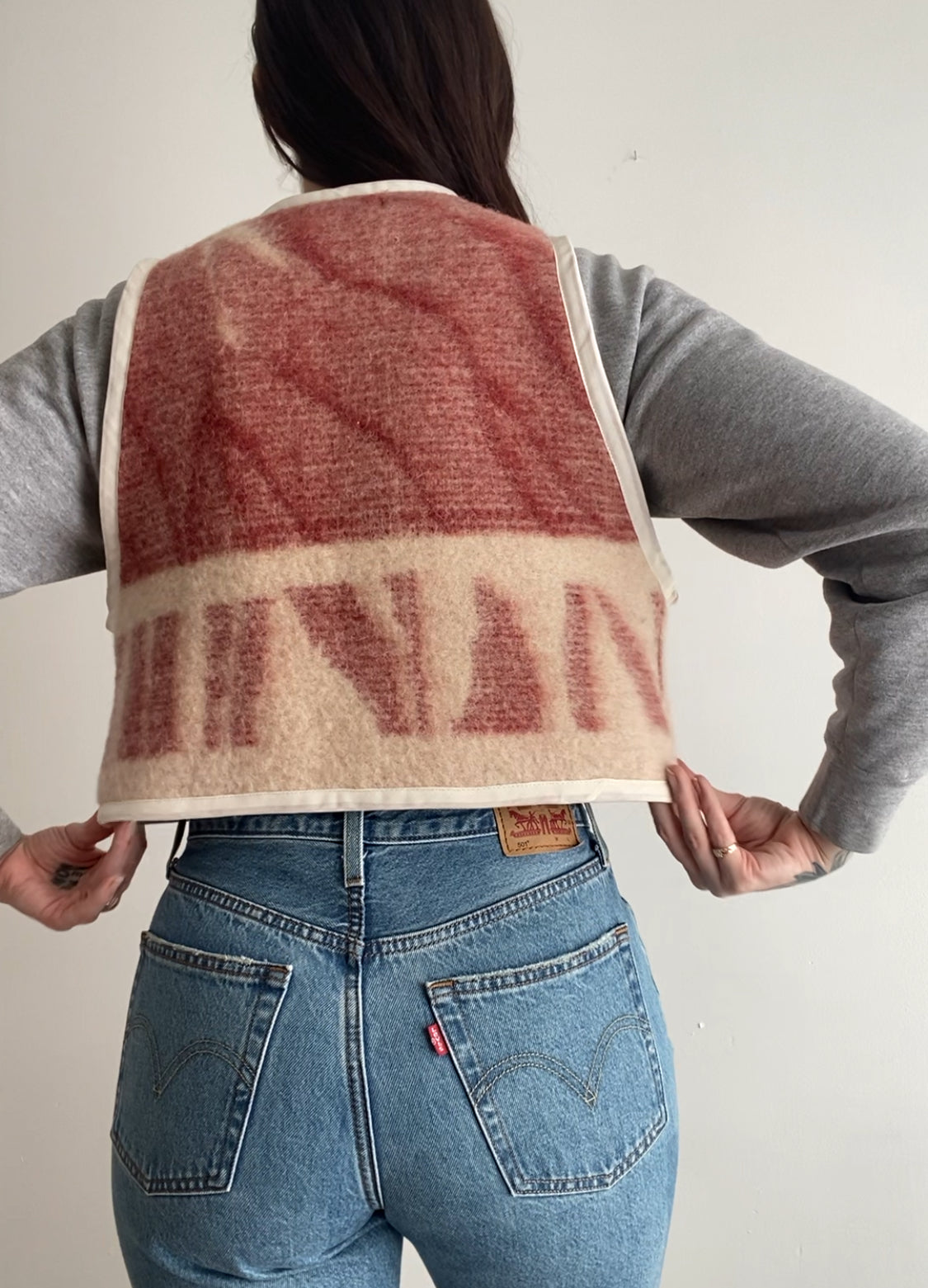 Upcycled Vintage Wool Vest