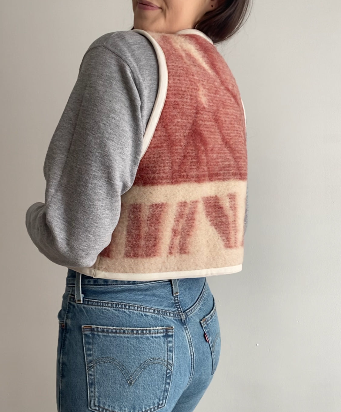 Upcycled Vintage Wool Vest