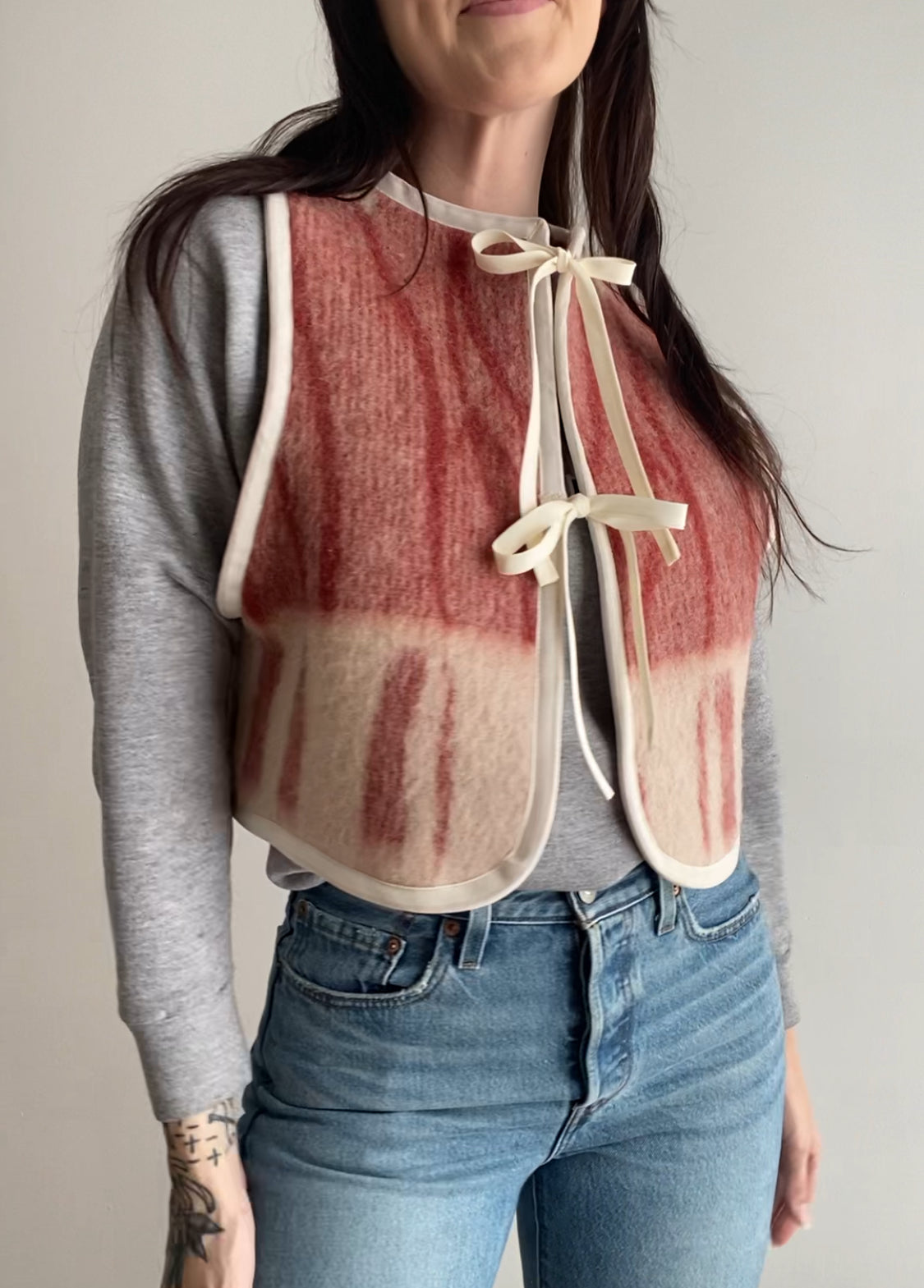 Upcycled Vintage Wool Vest