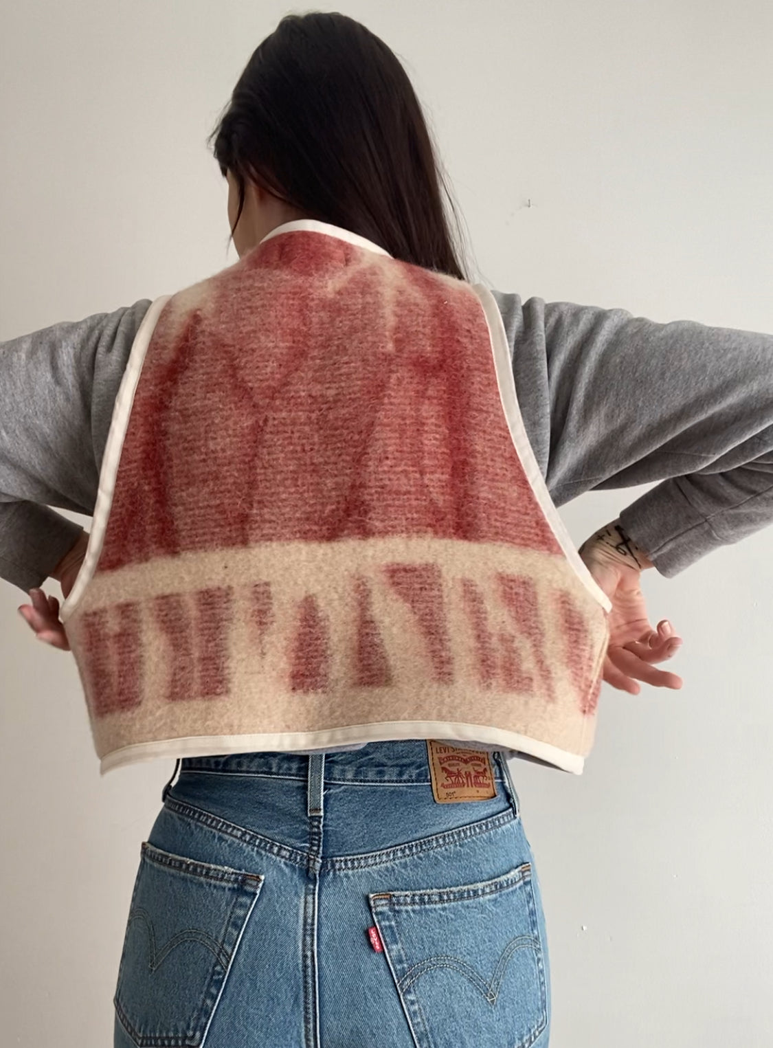 Upcycled Vintage Wool Vest