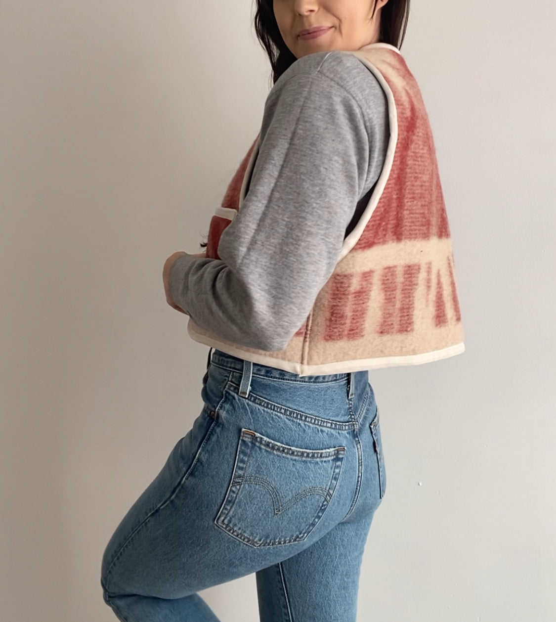 Upcycled Vintage Wool Vest