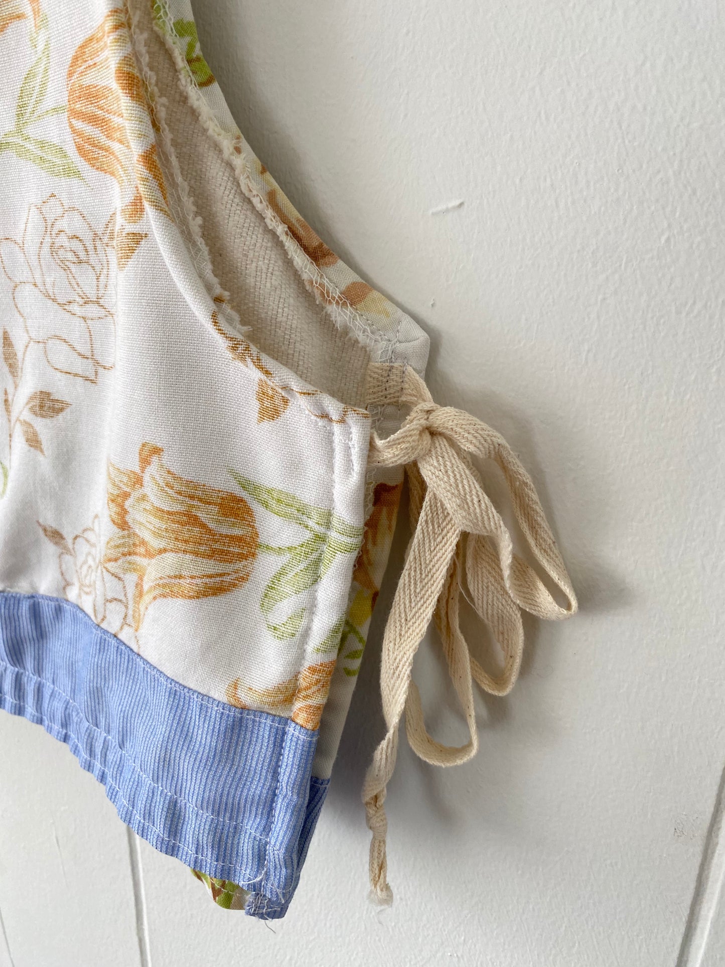 Upcycled Vintage Side Tie Tank Top