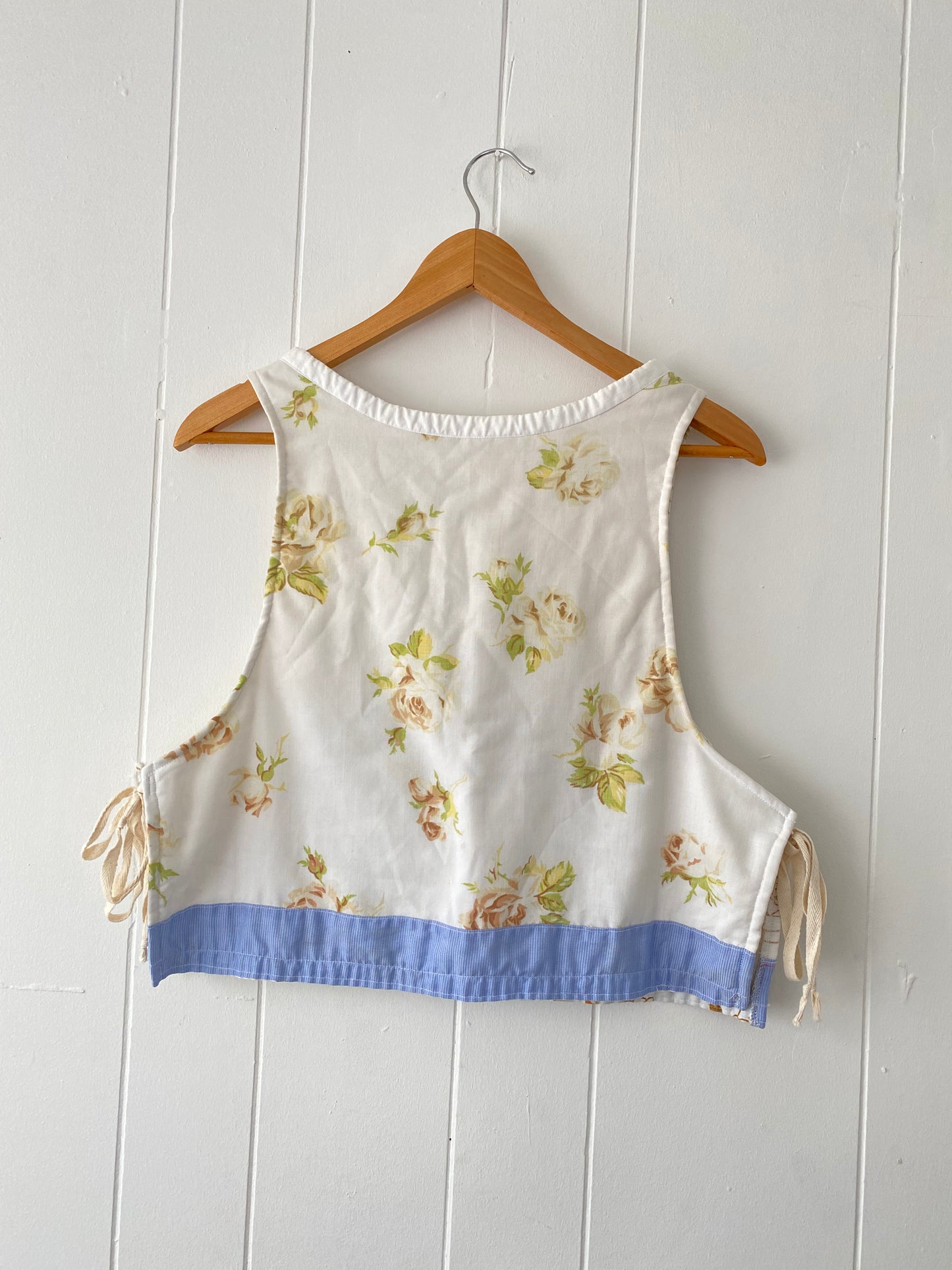 Upcycled Vintage Side Tie Tank Top