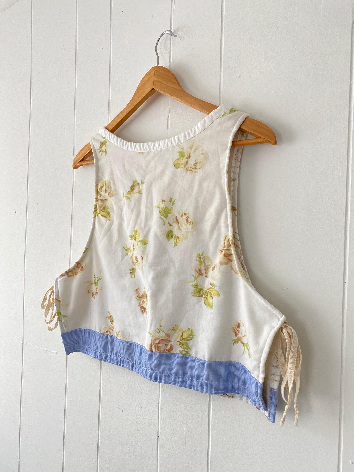 Upcycled Vintage Side Tie Tank Top