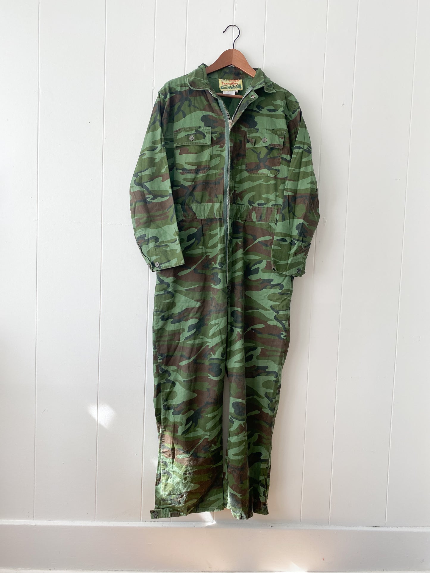 M/L 1970s World Famous Camouflage Coveralls
