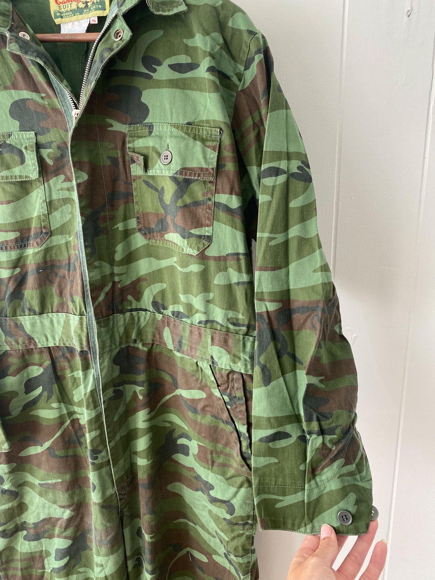 M/L 1970s World Famous Camouflage Coveralls
