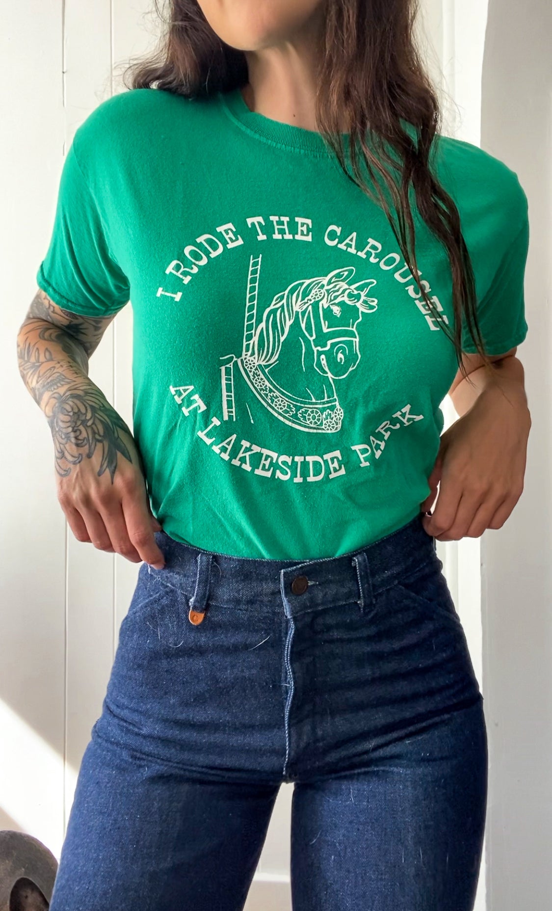 S Lakeside Park Carousel Tee