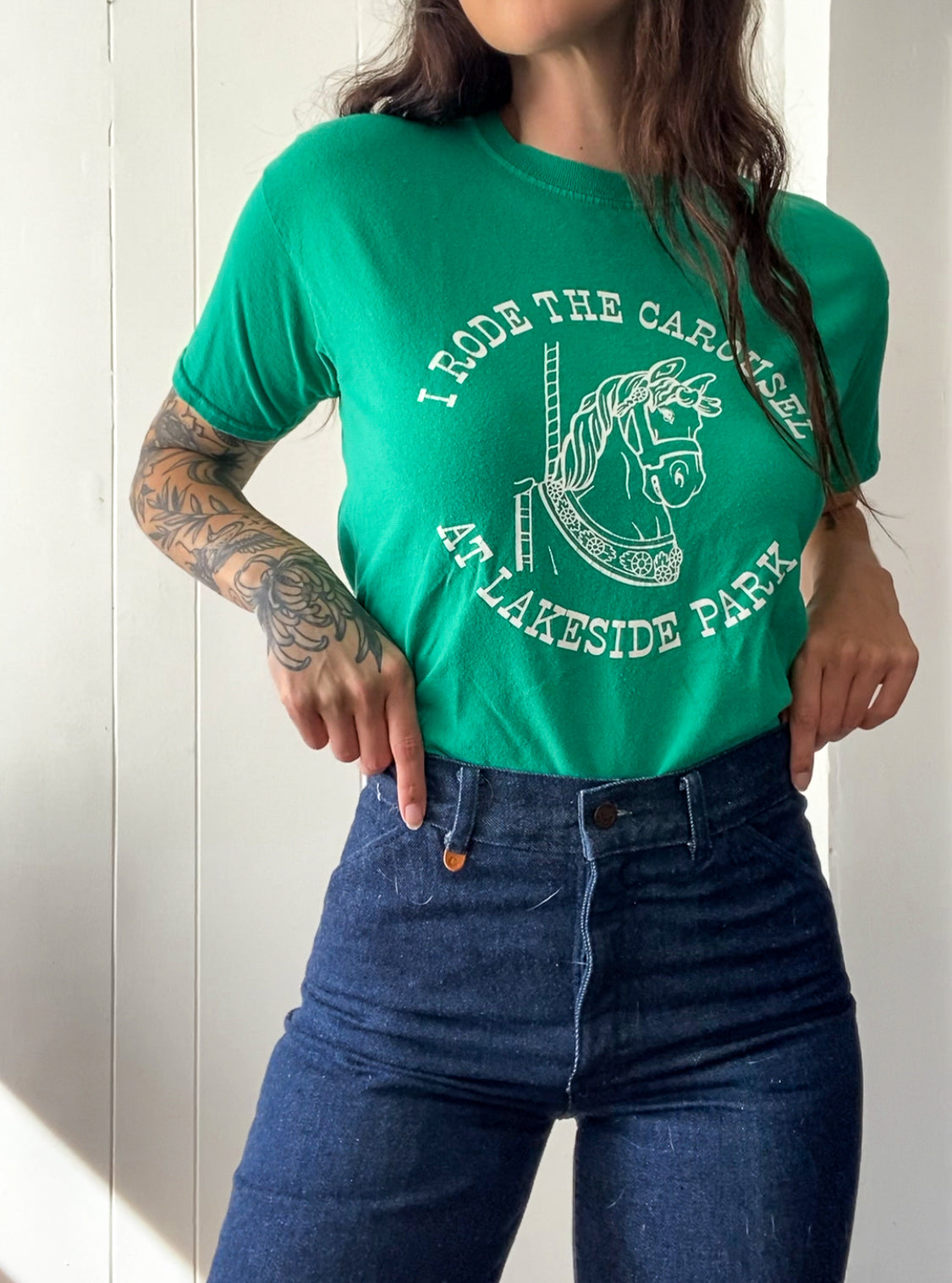 S Lakeside Park Carousel Tee