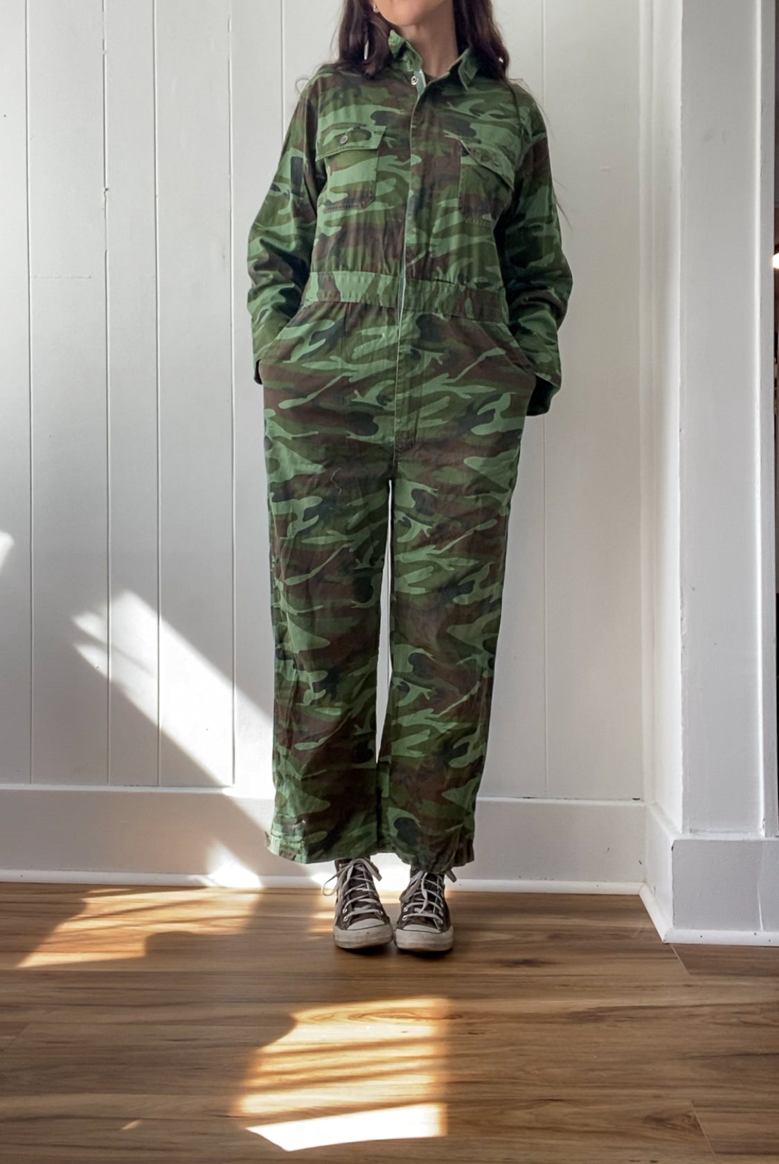 M/L 1970s World Famous Camouflage Coveralls