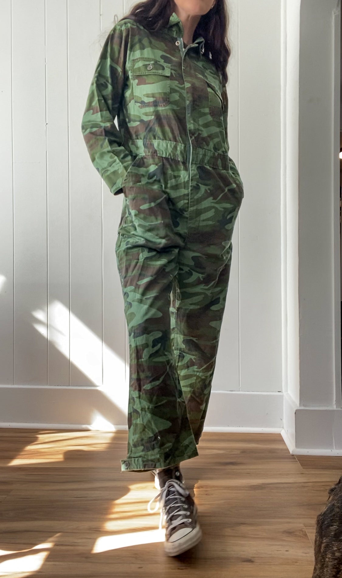 M/L 1970s World Famous Camouflage Coveralls