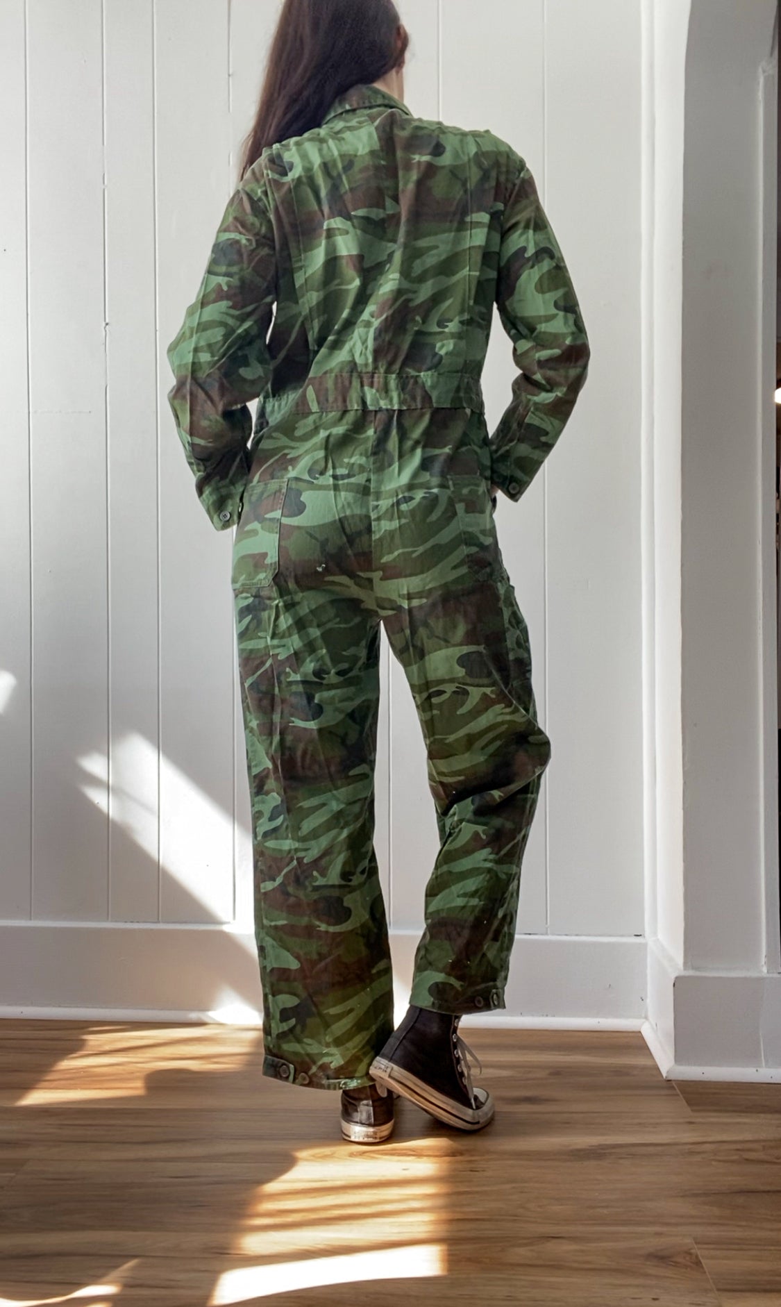 M/L 1970s World Famous Camouflage Coveralls