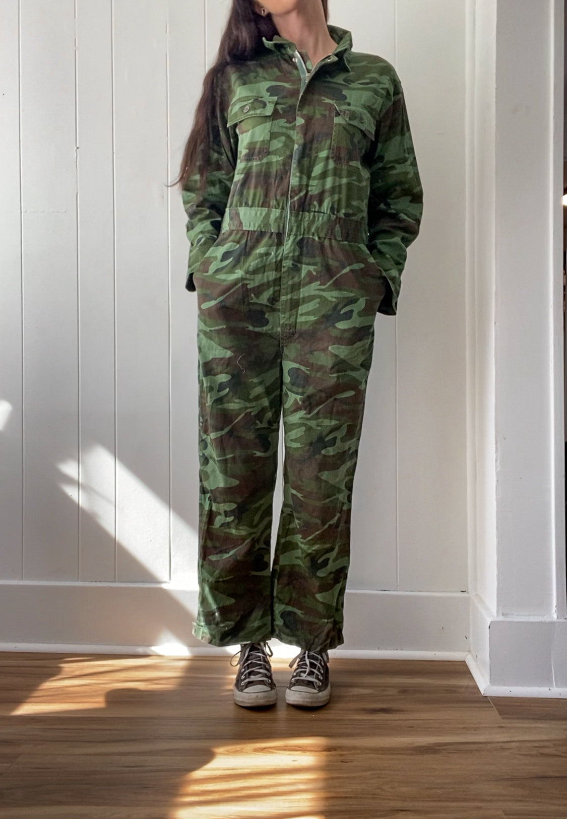 M/L 1970s World Famous Camouflage Coveralls