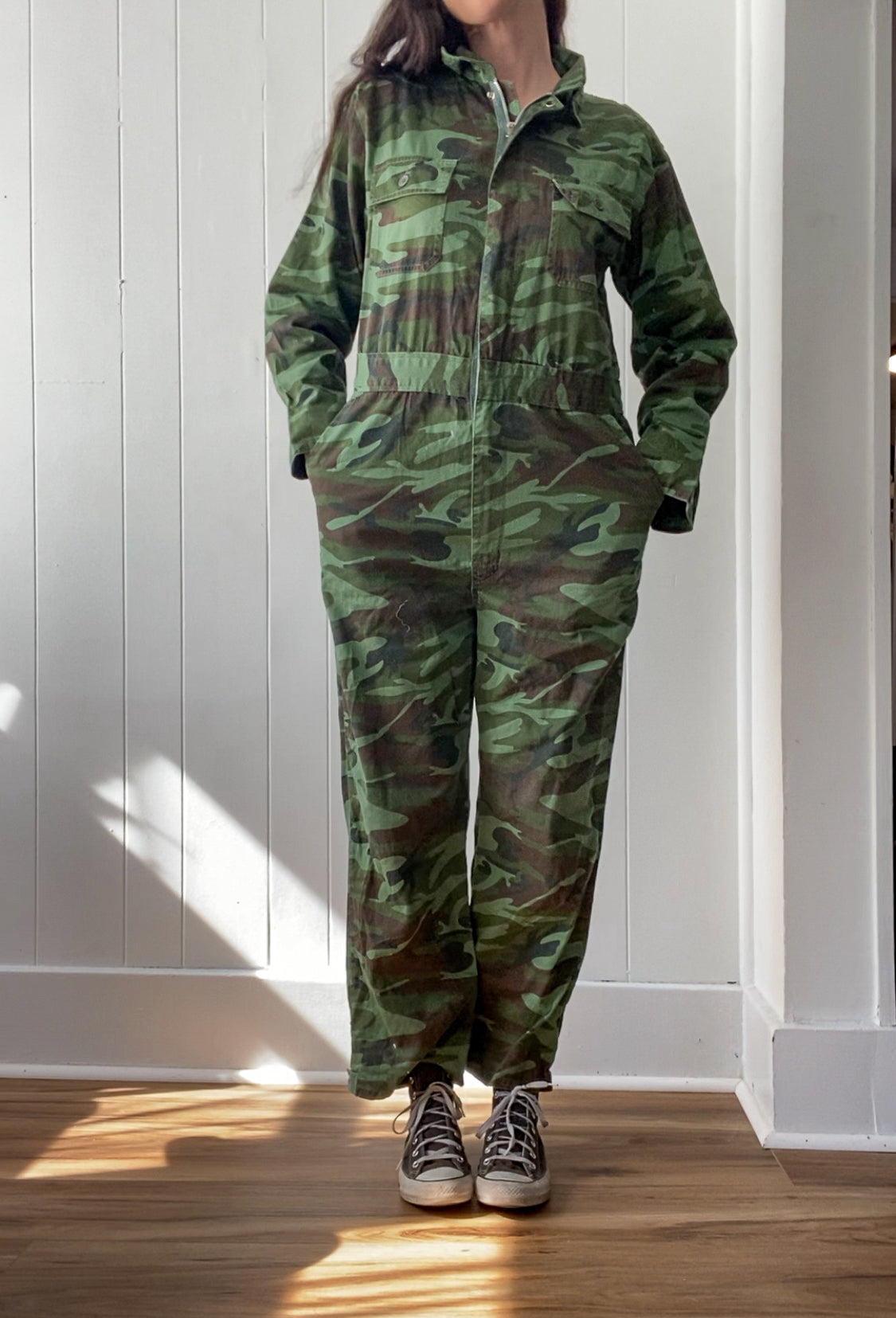M/L 1970s World Famous Camouflage Coveralls