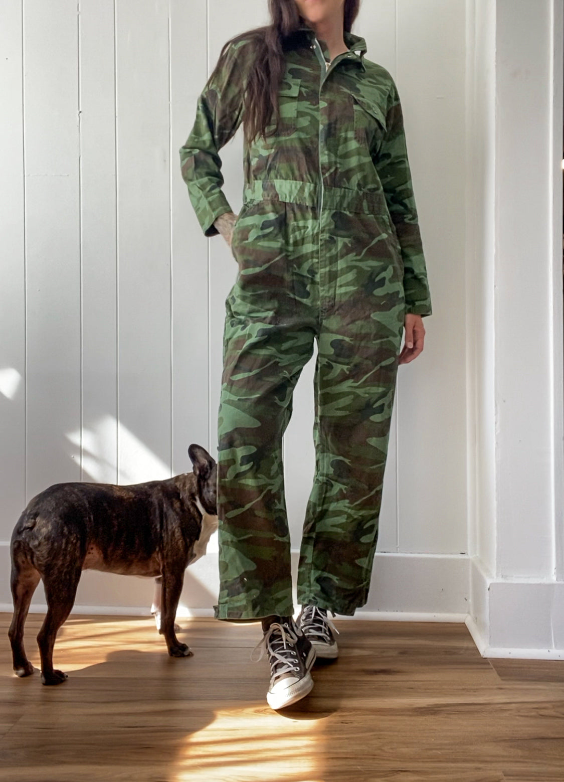 M/L 1970s World Famous Camouflage Coveralls