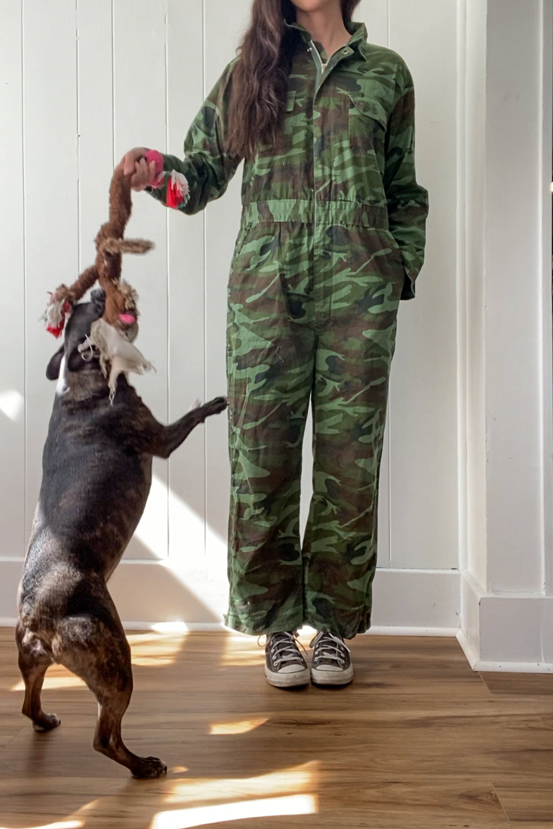 M/L 1970s World Famous Camouflage Coveralls